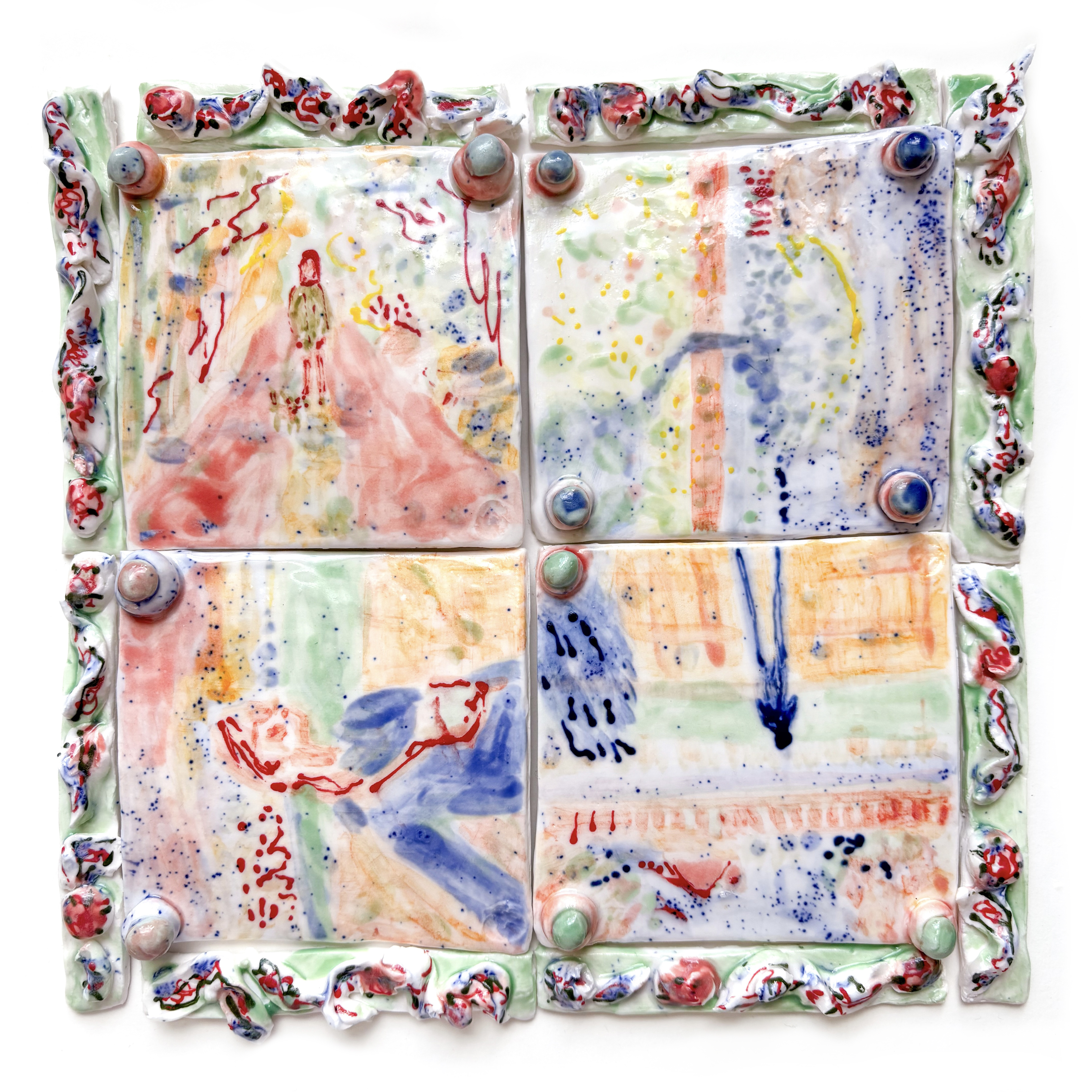 "Space around me", glazed ceramics (porcelain), 2025