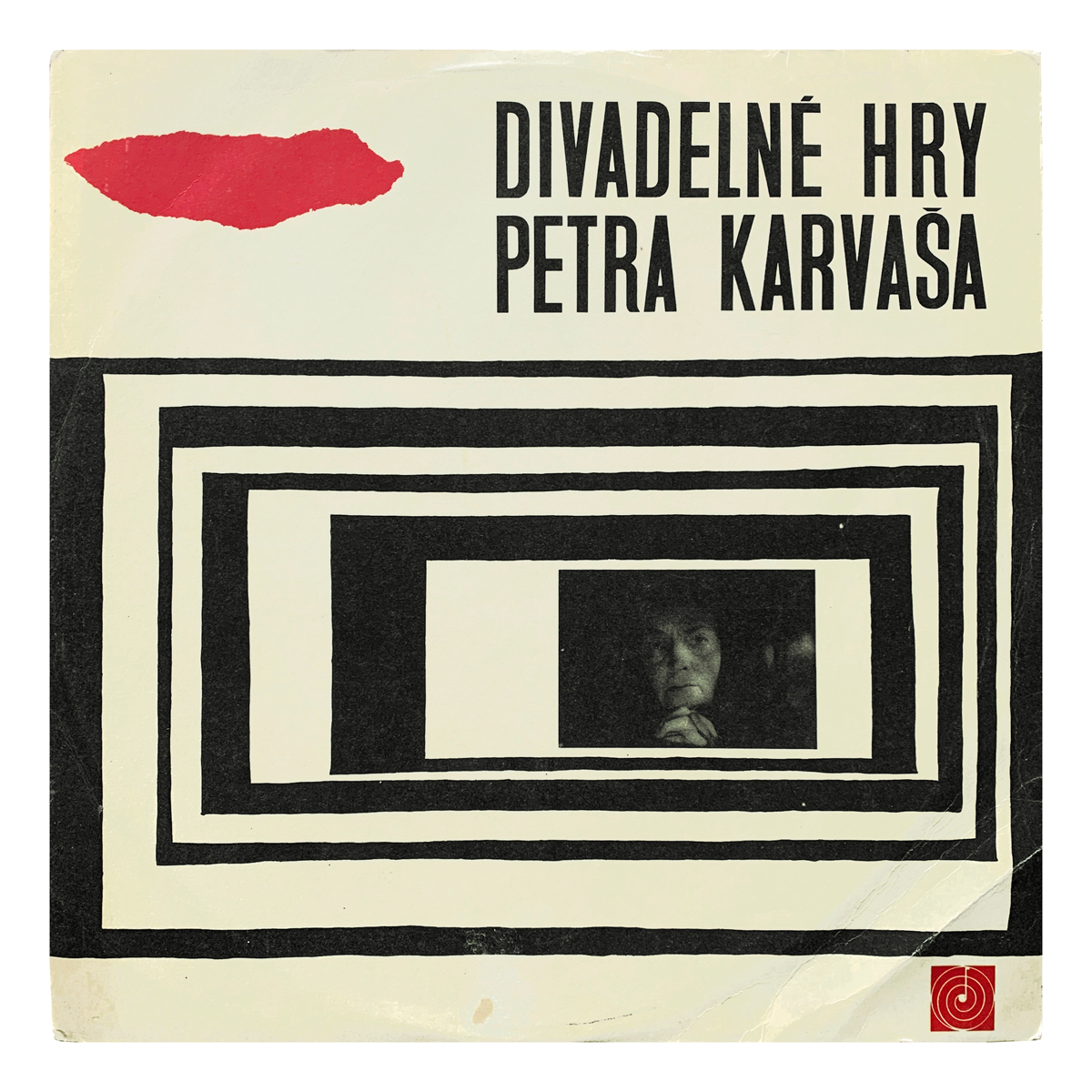 Supraphon DV 15204 Peter Karvaš - Polnočná omša; Antigona a tí druhí Various artists Design: Ladislav Rada (credited)