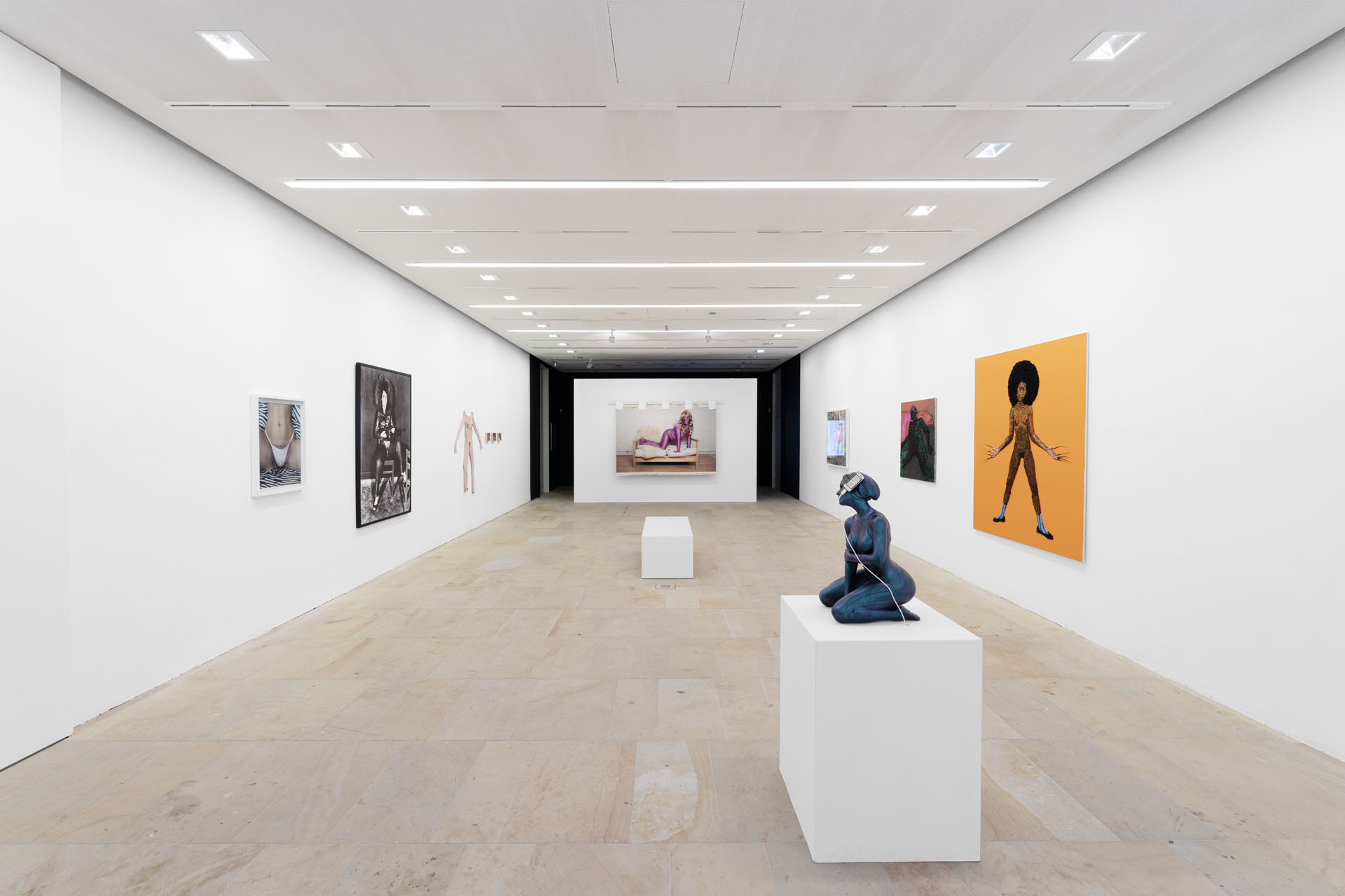 Exhibiton "the artist is naked" at Kunstpalais, Erlangen 2025