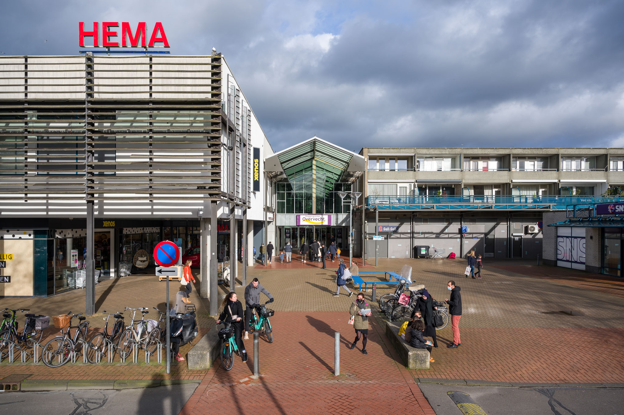 Overvecht shopping mall.