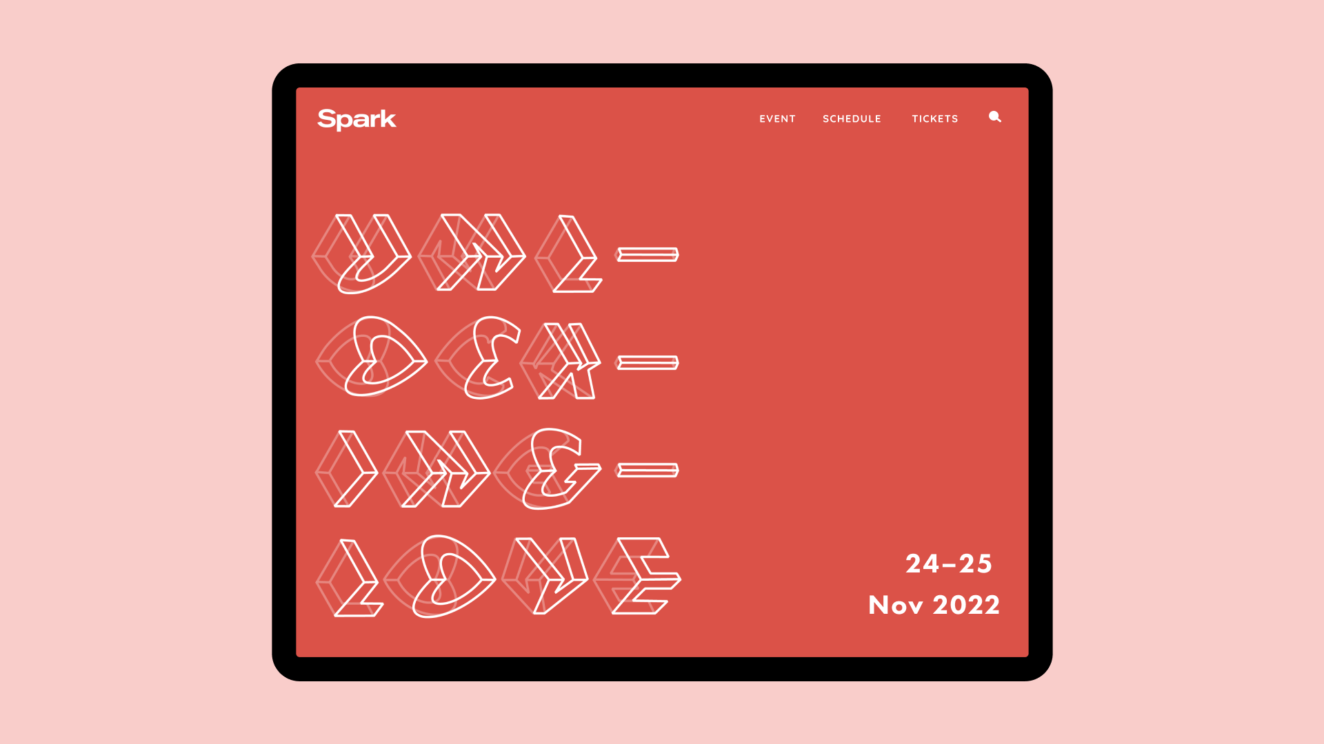 Spark Event Brochure/Rollout — Katie Cameron Design