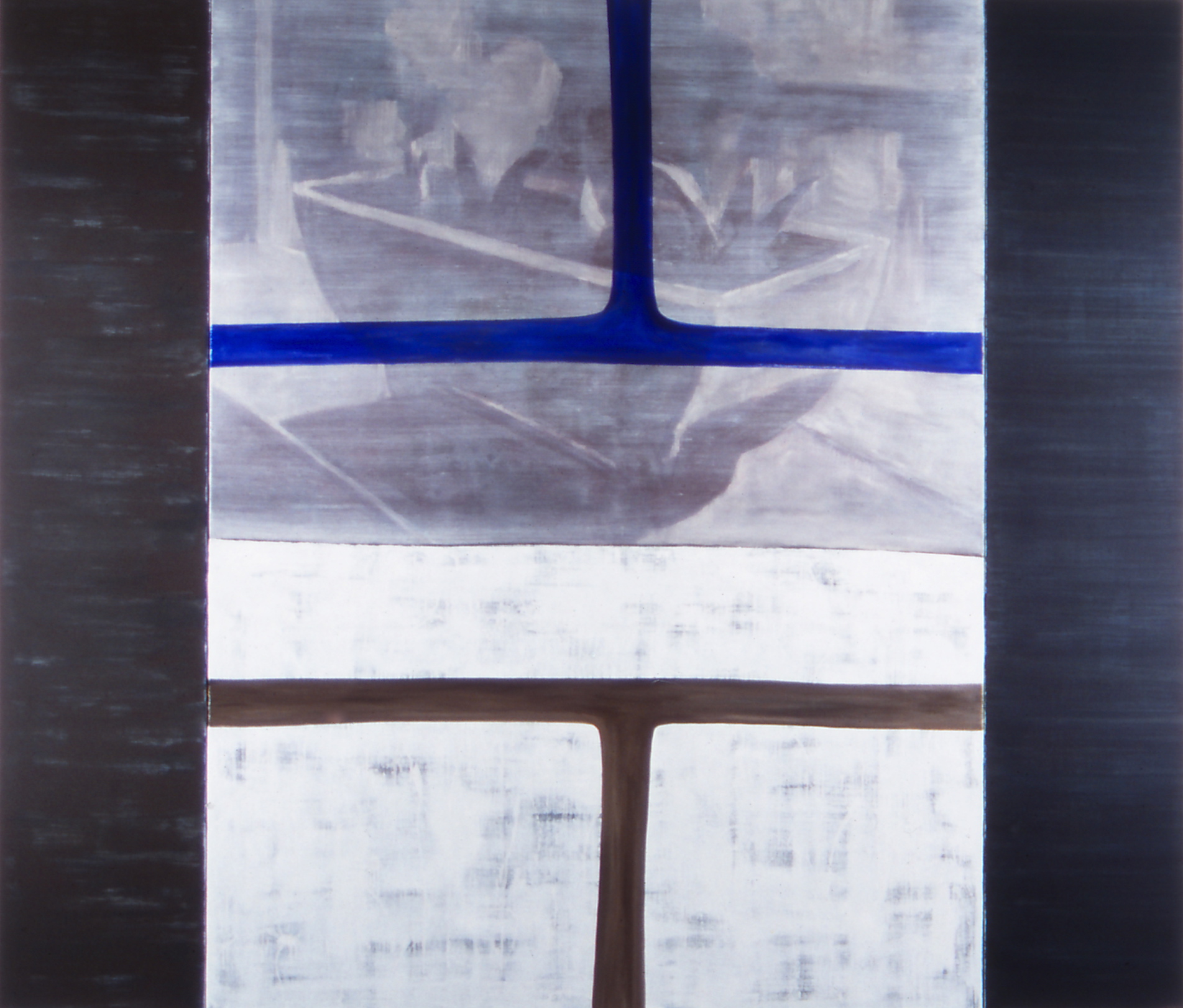 Untitled 1996, acrylic and oil on canvas, 200 x 250 cm