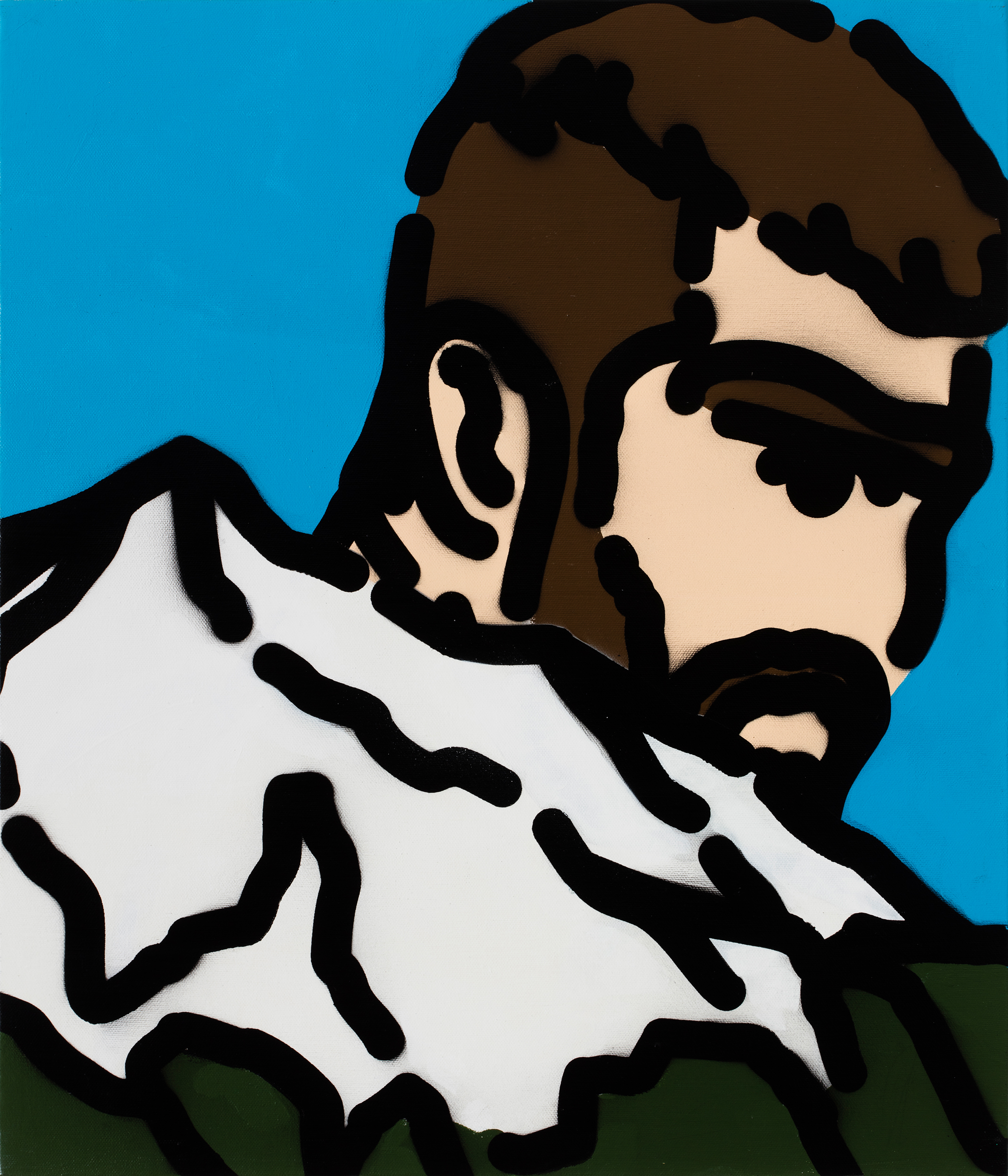 Hidden place(brown) 2016, acrylic on canvas, 53 x 45.5cm2016, 캔버스에 아크릴, 53 x 45.5cm