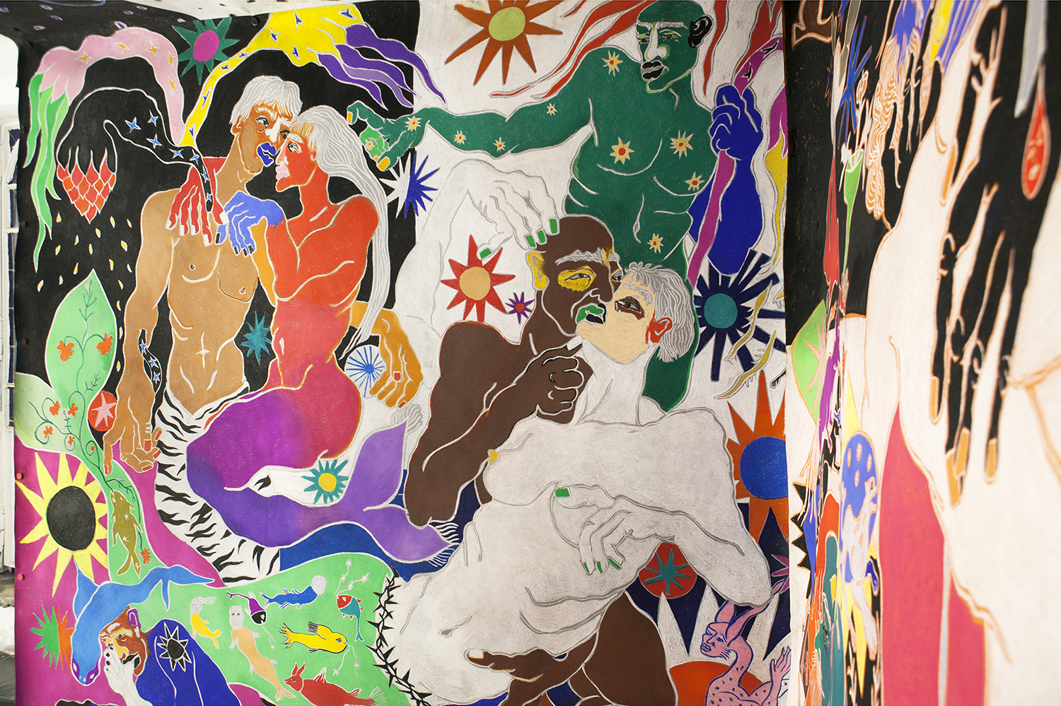 Sin títuloTiza pastel sobre papel265 x 250 cm2022(No disponible)