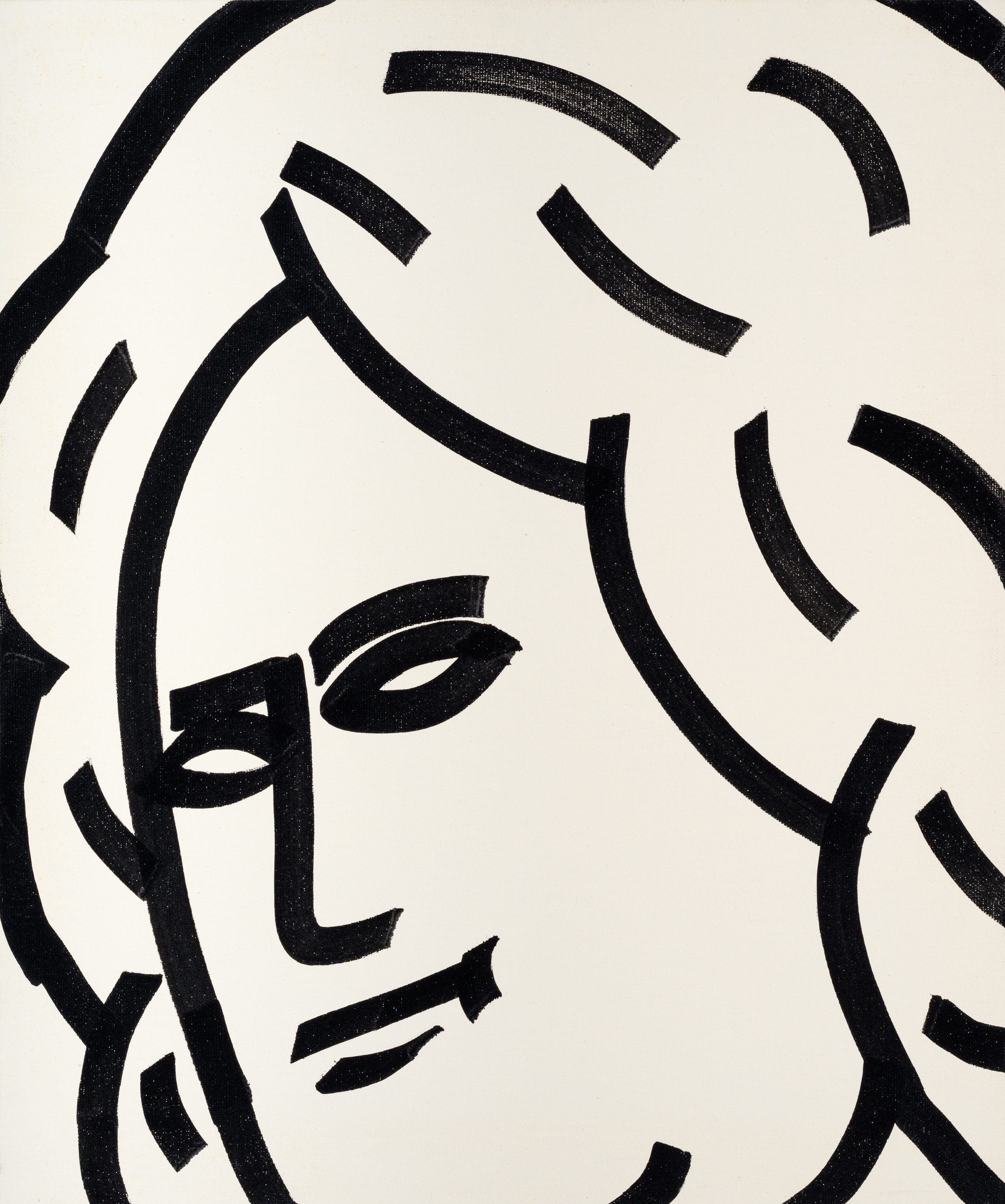 제목 미상, 2004년 경, 캔버스에 아크릴, 45.5 x 38cmNo Title, ca. 2004, acrylic on canvas, 45.5 x 38cm