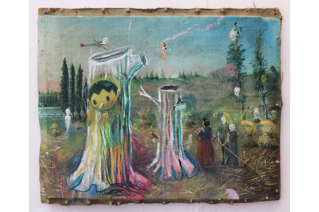 León & CociñaLa cosecha, 2017Oil on canvas45 x 56 cm