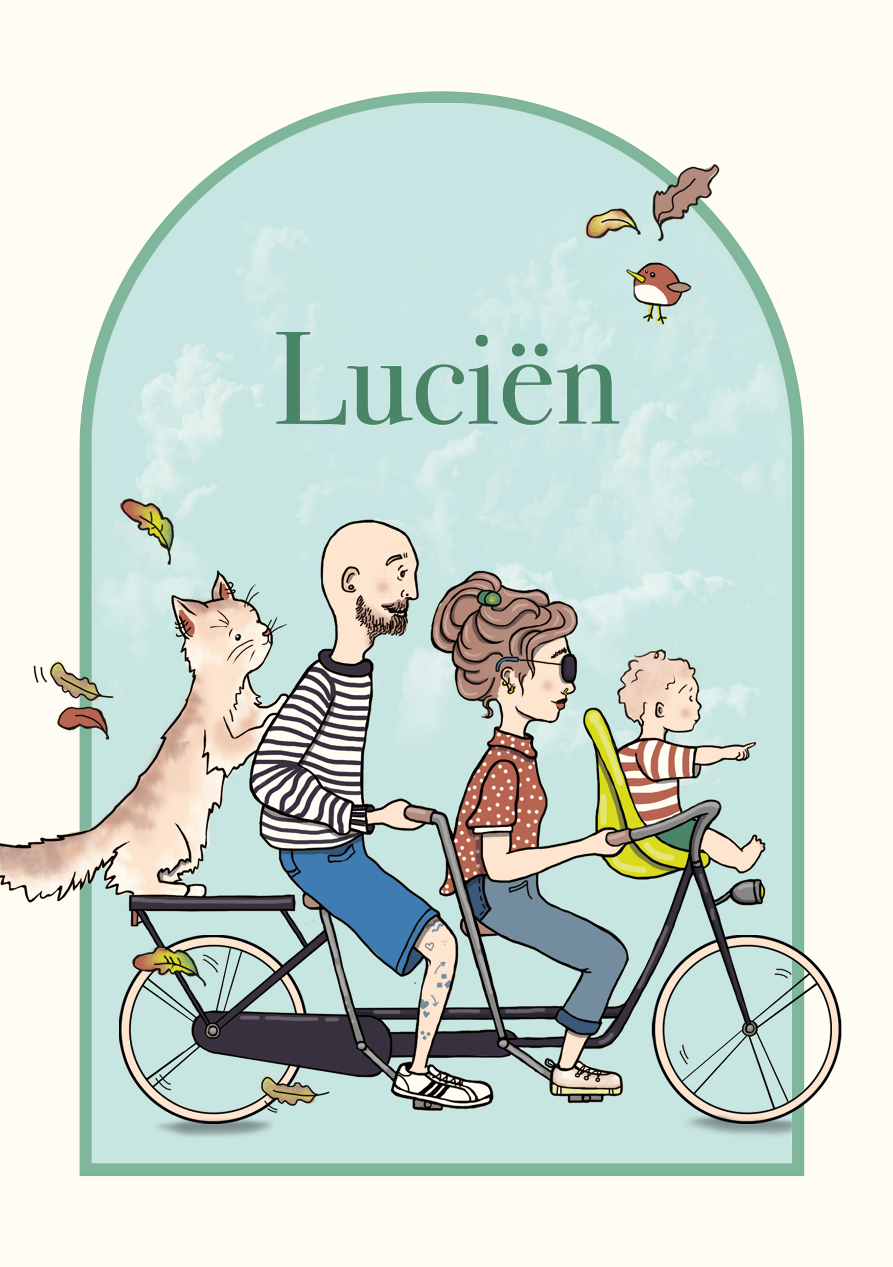 Geboortekaartje Luci&euml;n