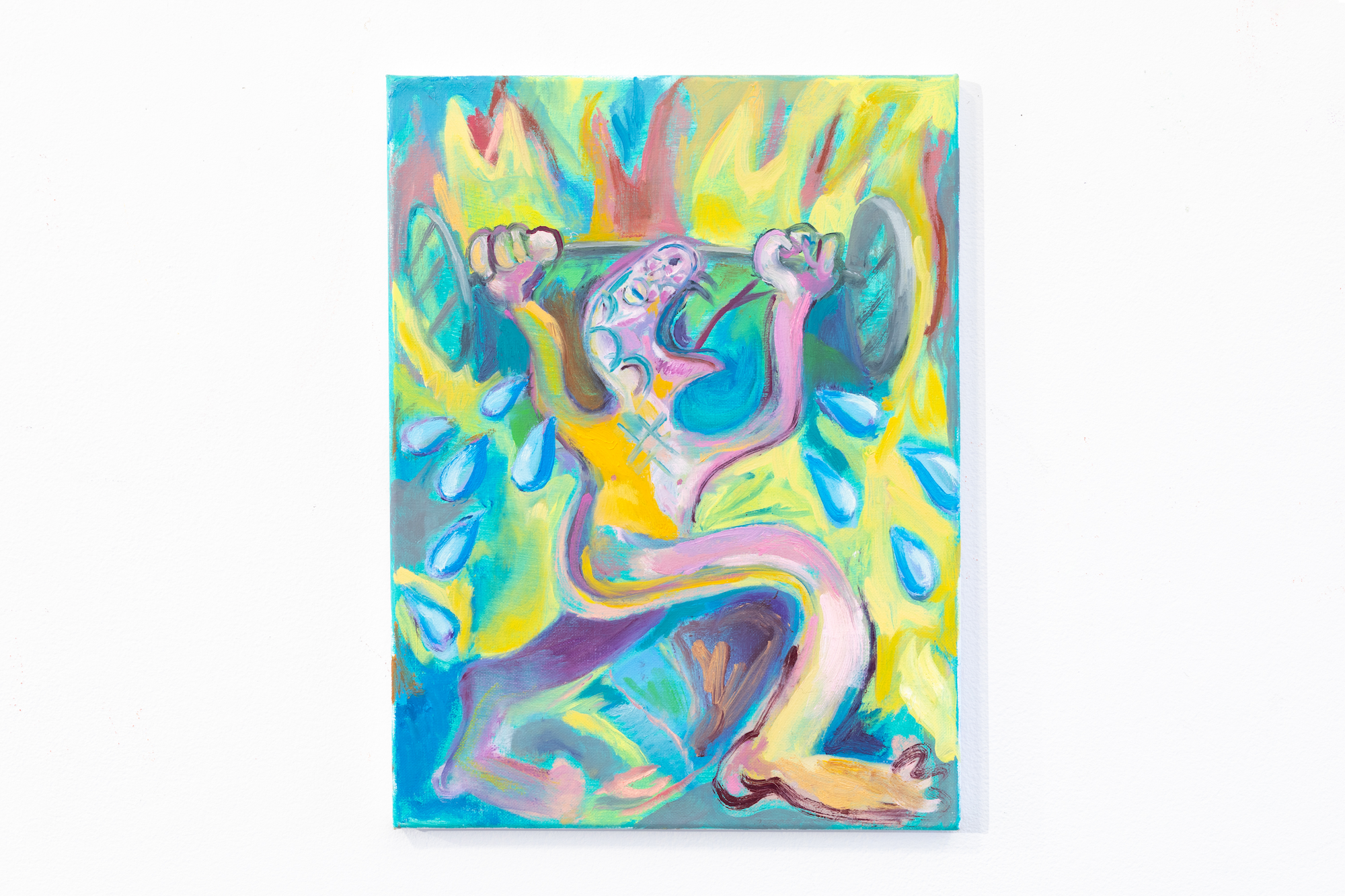 Hot Snake Bod, 2021. Oil on canvas, 12 x 16 in.