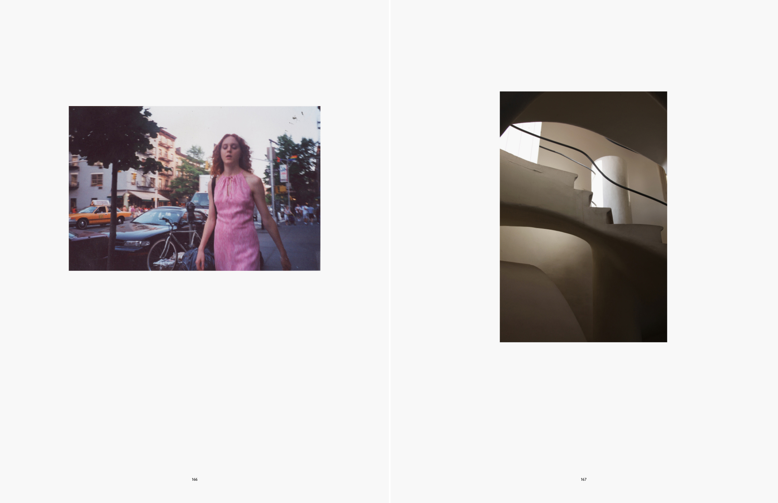 Girl in Pink, Greenwich Village; Gaudí