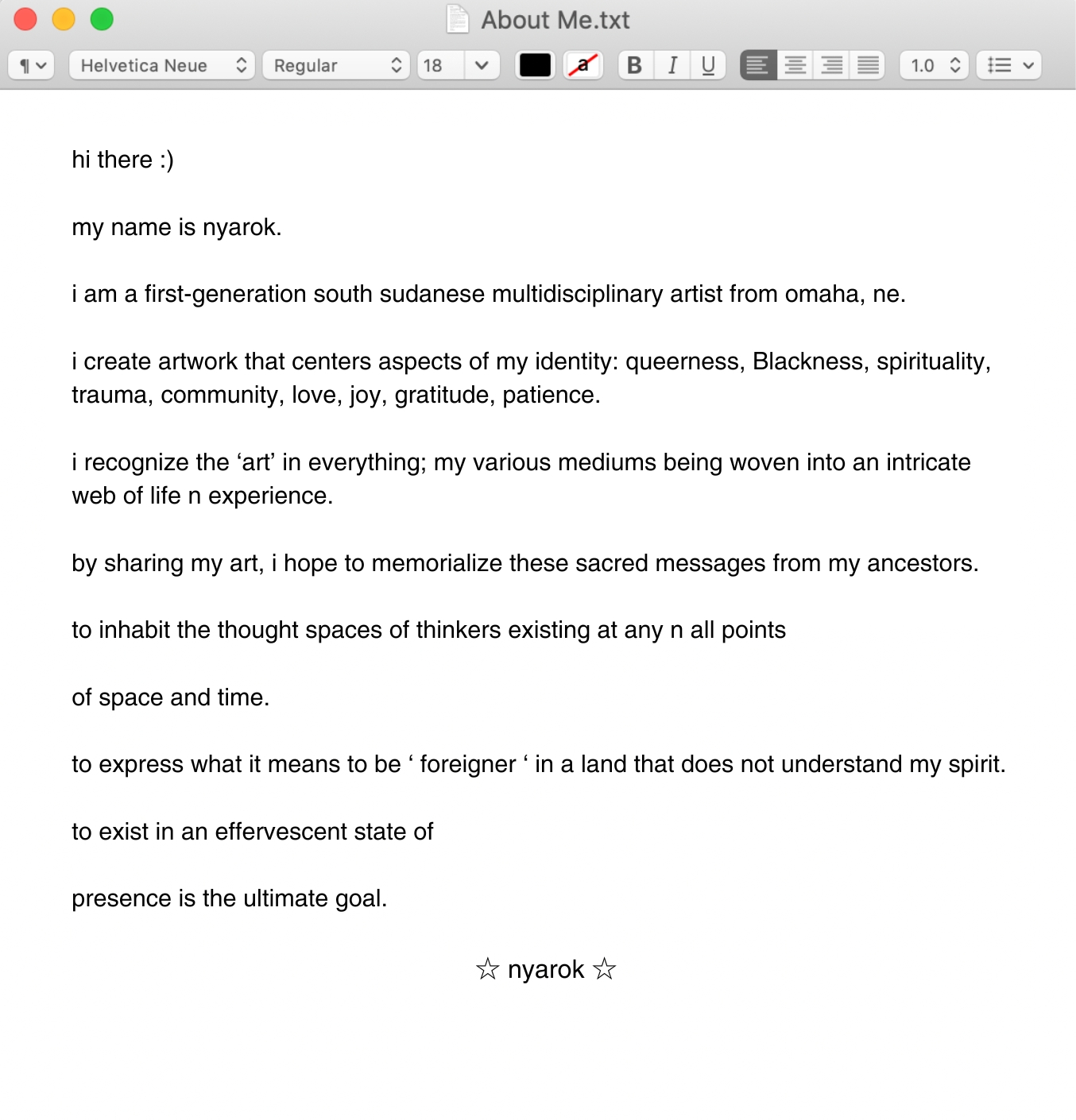 + about the artist +