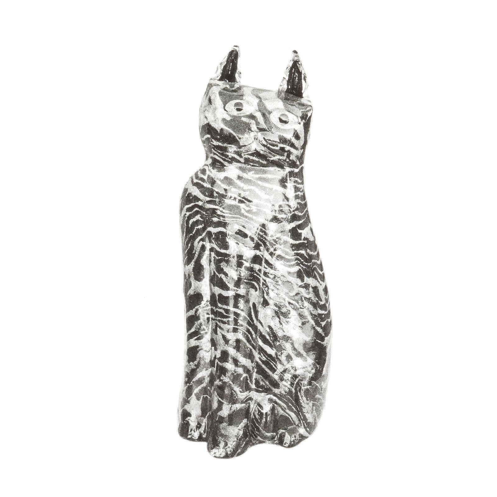 Cat, 1990Marbled clayHeight 42cm