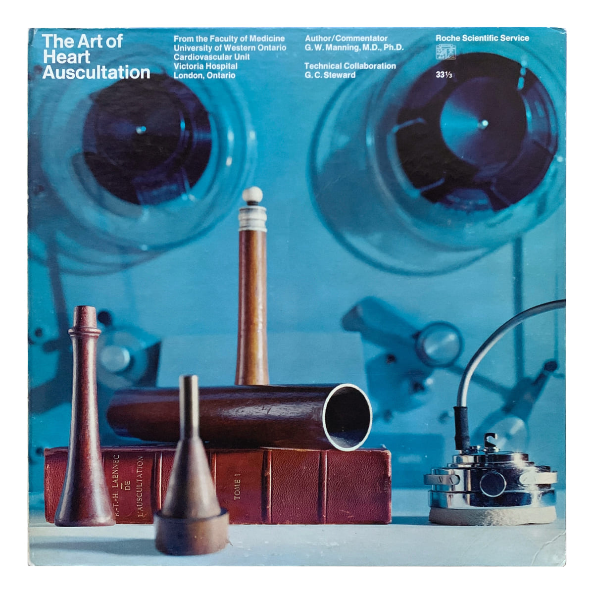 Roche Can. 4049 "The Art of Heart Auscultation" Design: Rolf Harder (credited)