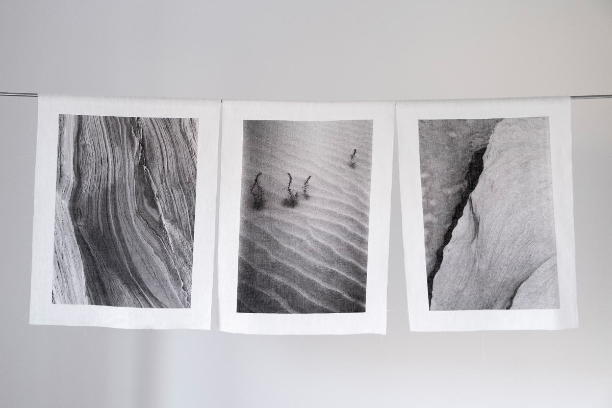 Analog photography  30x45cm  Linen