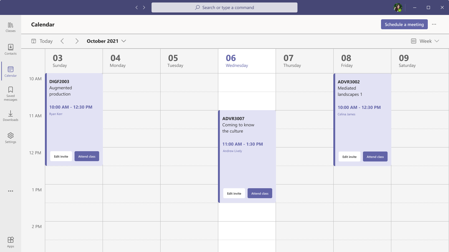 Student edition - calendar