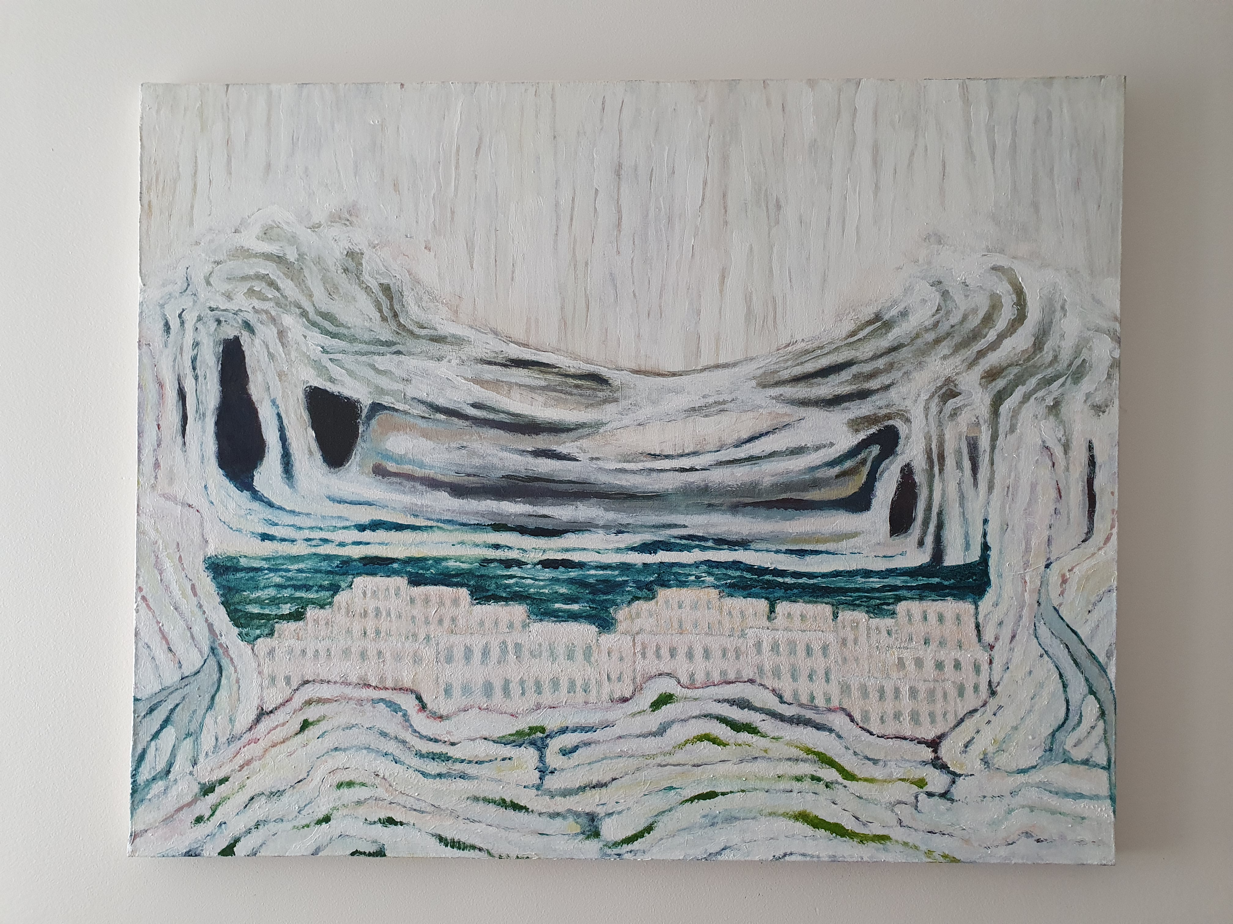 Renewed, acrylic on canvas, 92 x 73 cm, 2015 - 2023