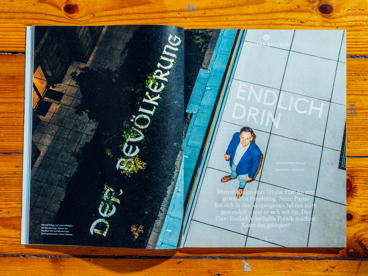 Cicero Magazin / Dr. Marcel Klinge, FDP in Berlin / November 2017