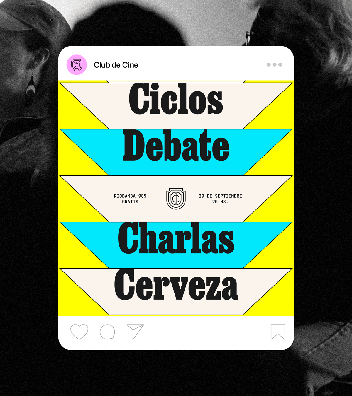 gif animados para el Club de Cine por Kinoto Studio