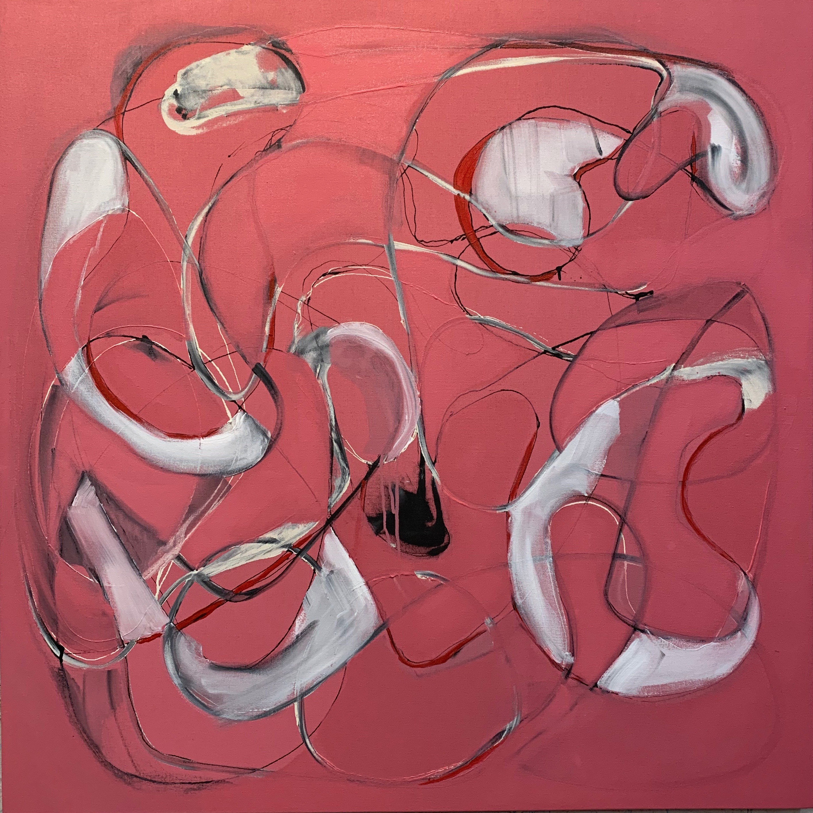 46" x 46" acrylic on canvas, SOLD (49)