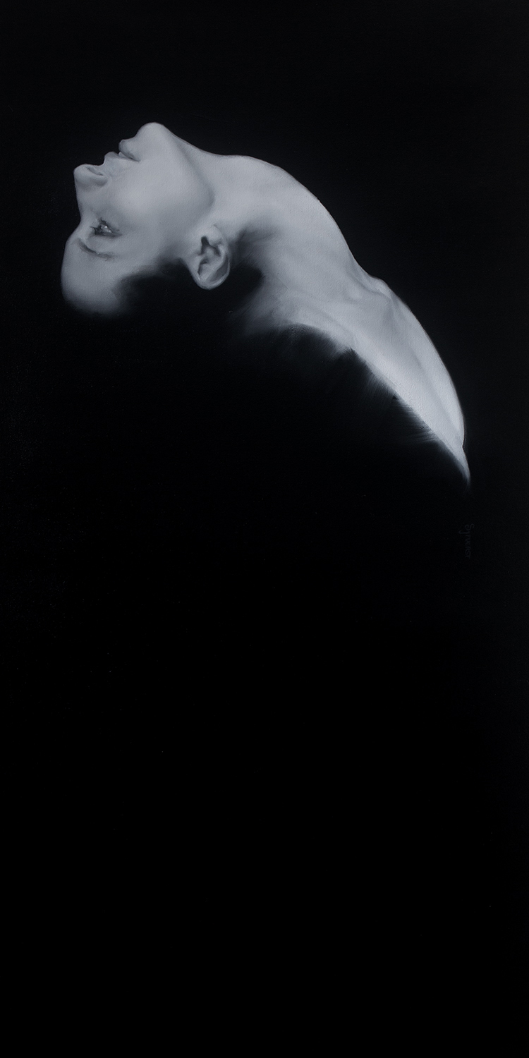 'Odette', oil paint on canvas. 50 x 100