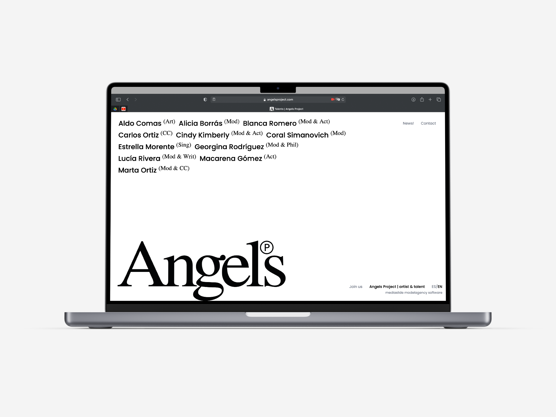 AngelsProject Identity/Web - KINKIFACTORY