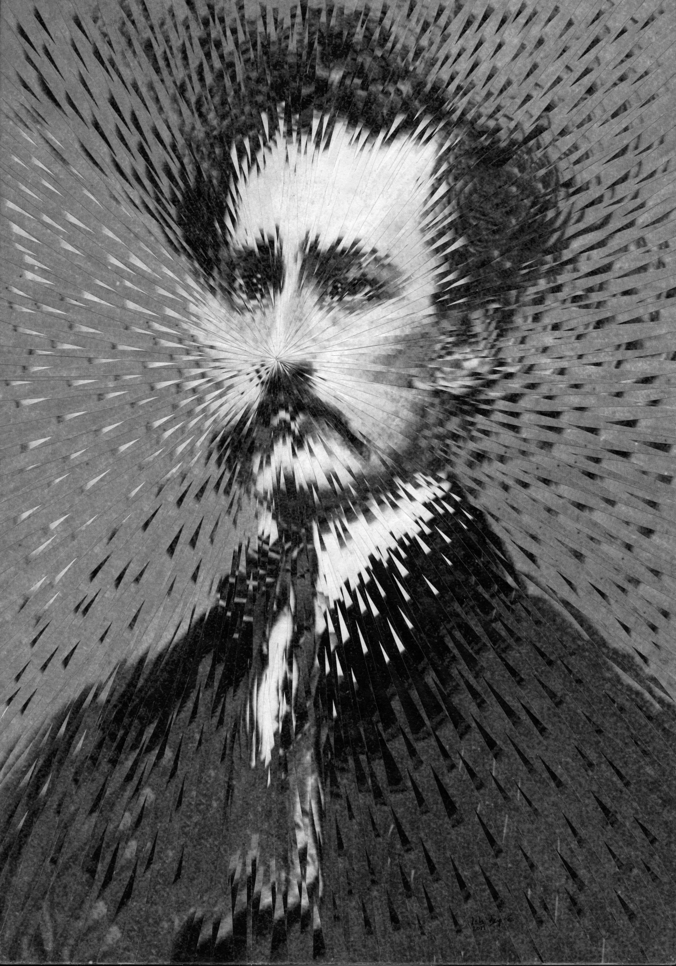 Exploding Wilkes Booth, 2011, 8.2 x 11.6 inches