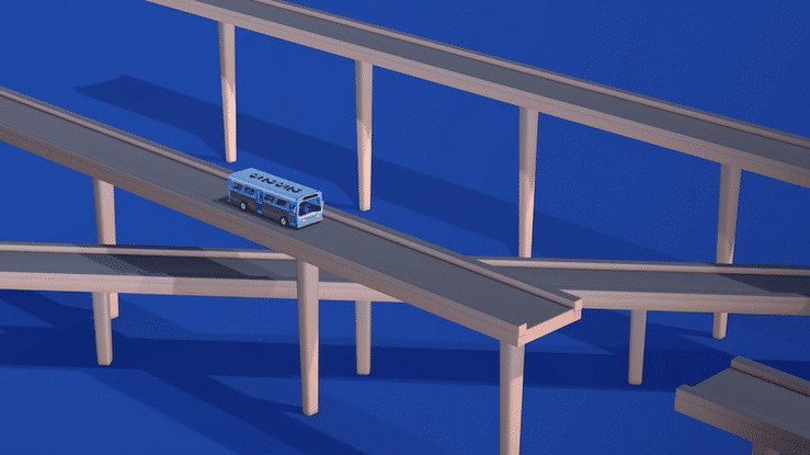 cinema 4d speed bus jump