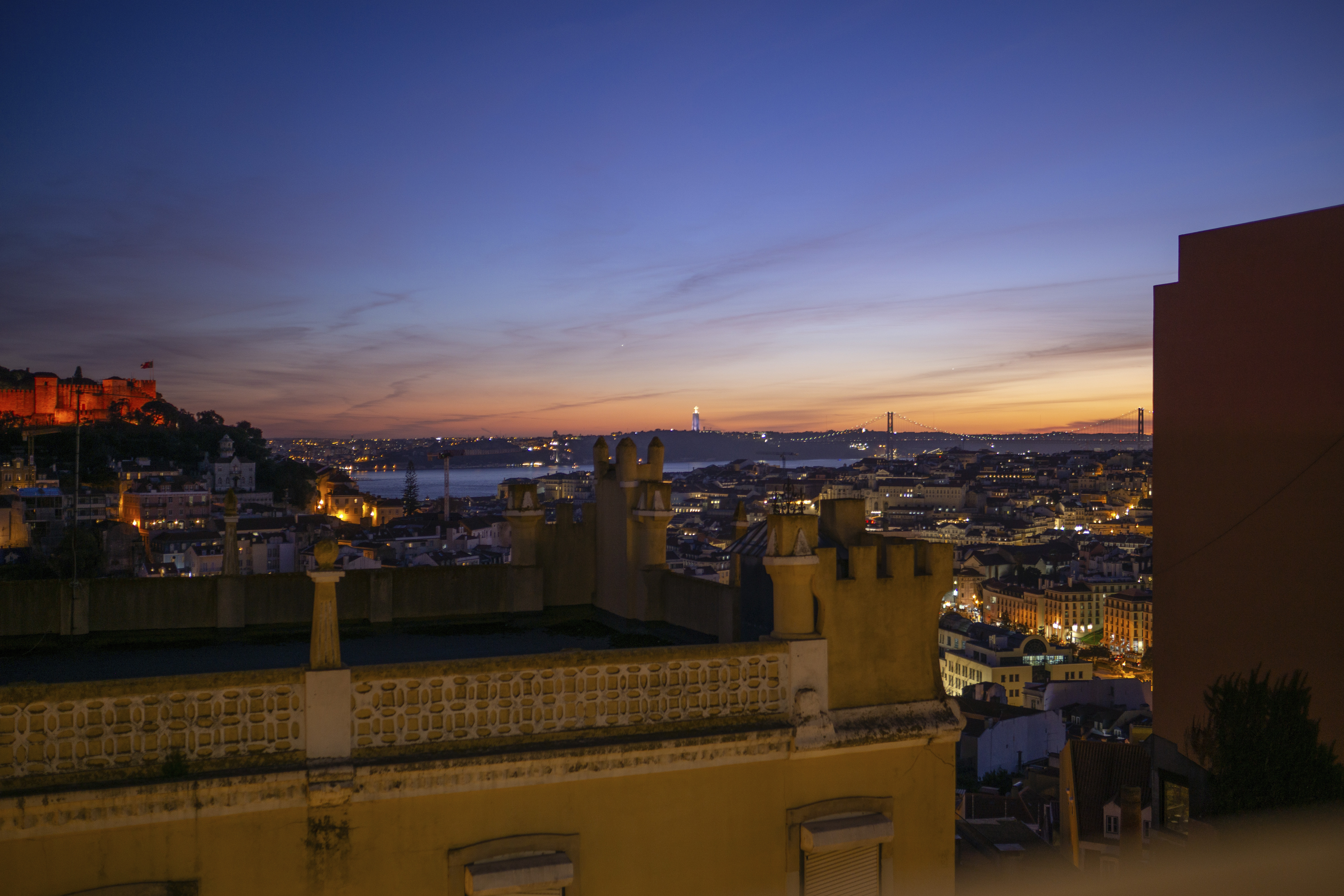 View from my room-studio, HANGAR, Lisbon, Portugal