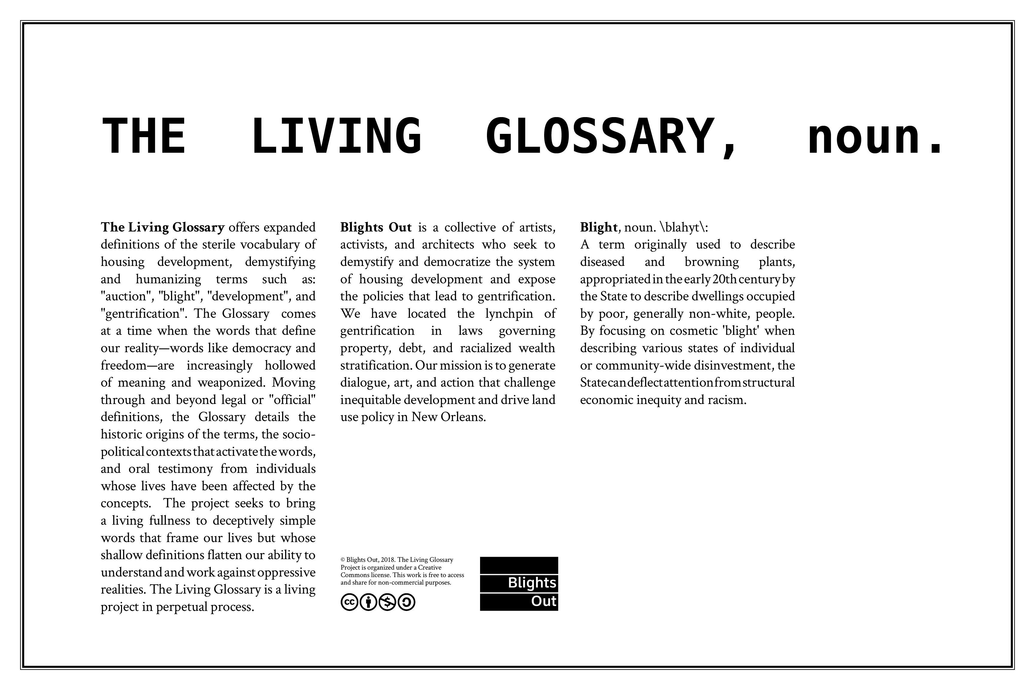 The Living Glossary Imani Jacqueline Brown