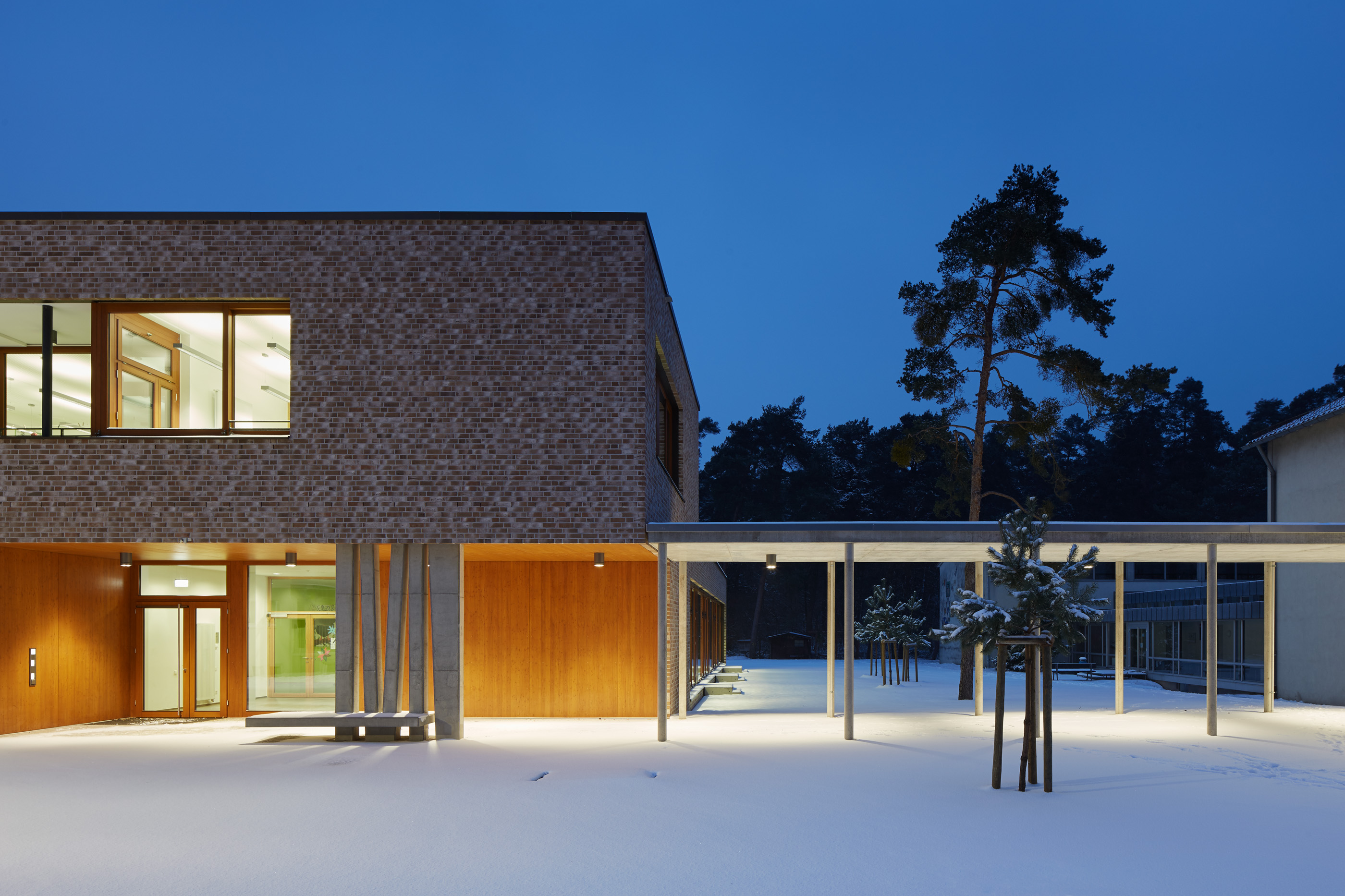 Erweiterung Waldschule Neureut. Kunde: K9 / Stadt Karlsruhe.