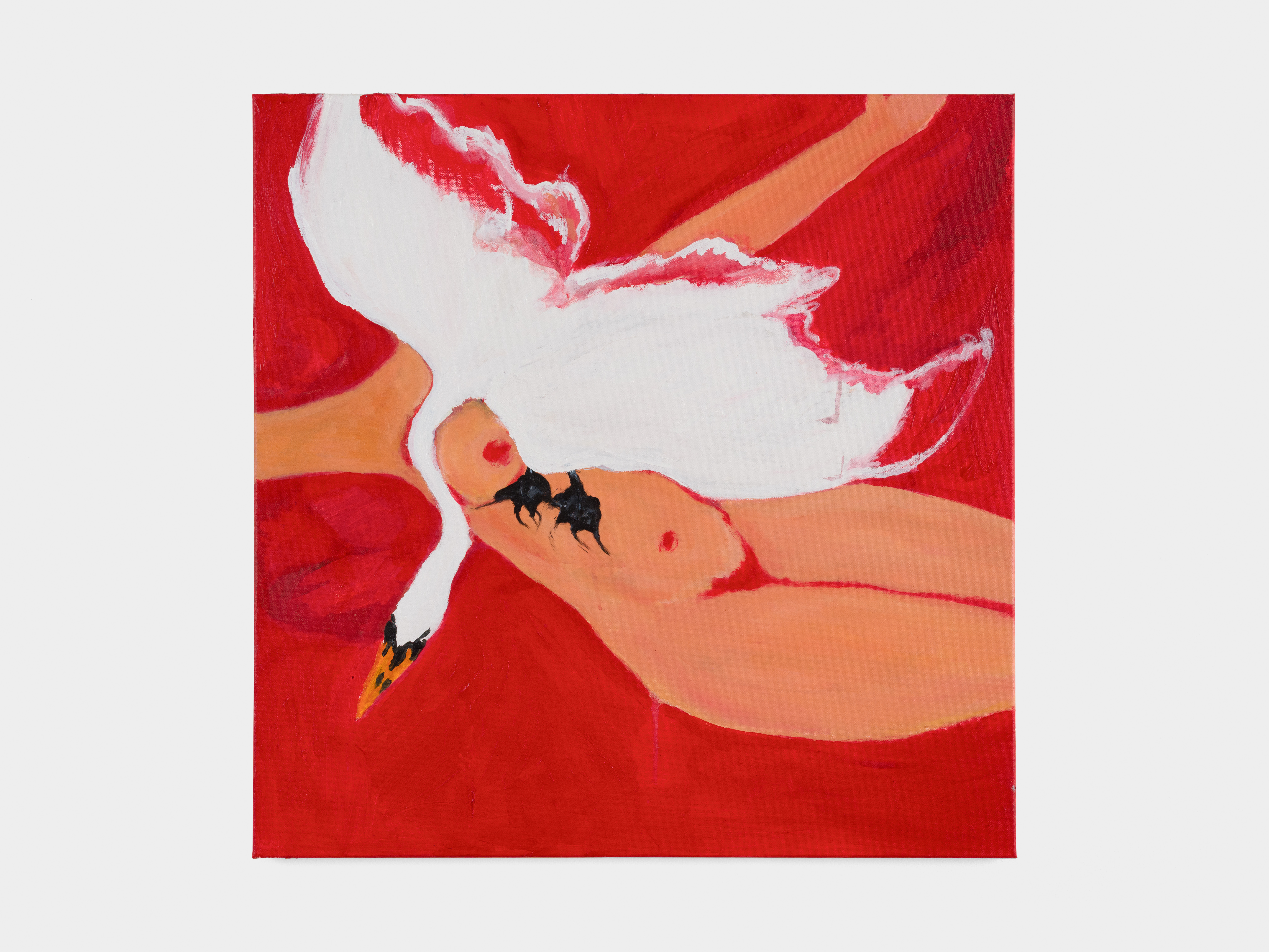 The Place It Won’t Let Me Hide - Acrylic on Canvas - 70cm by 70cm -￡900 (sold)