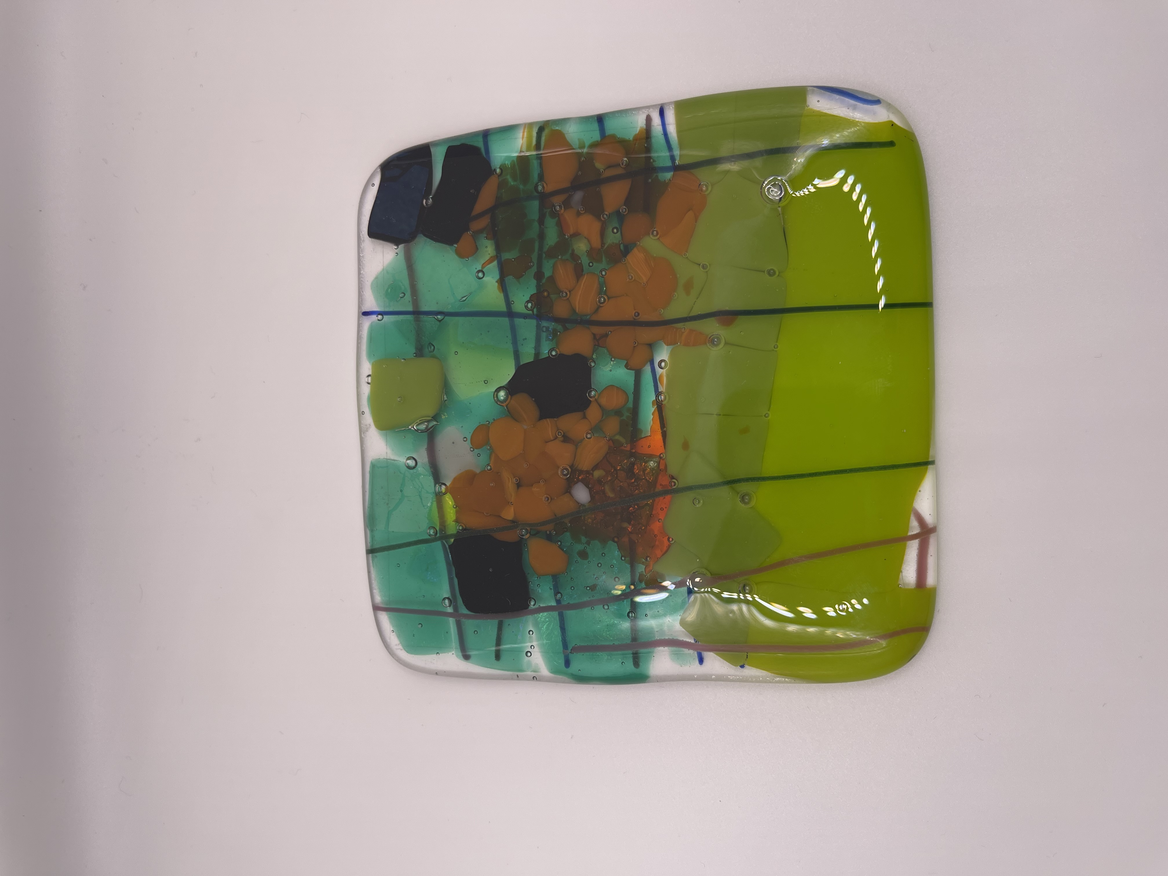 Flower Garden, Glass Coaster, 2024