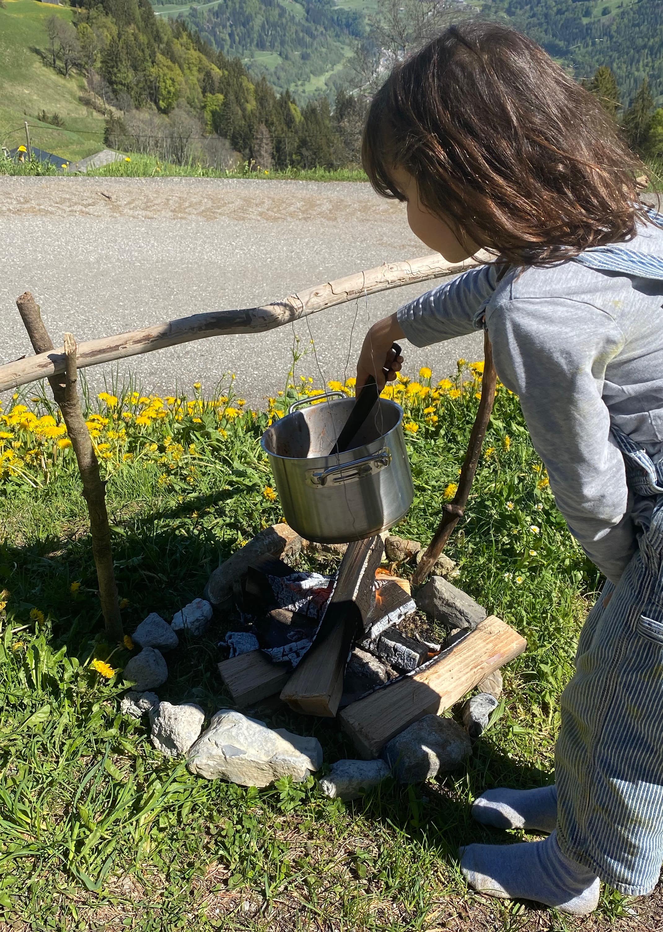 F is for Fire. Charlie.