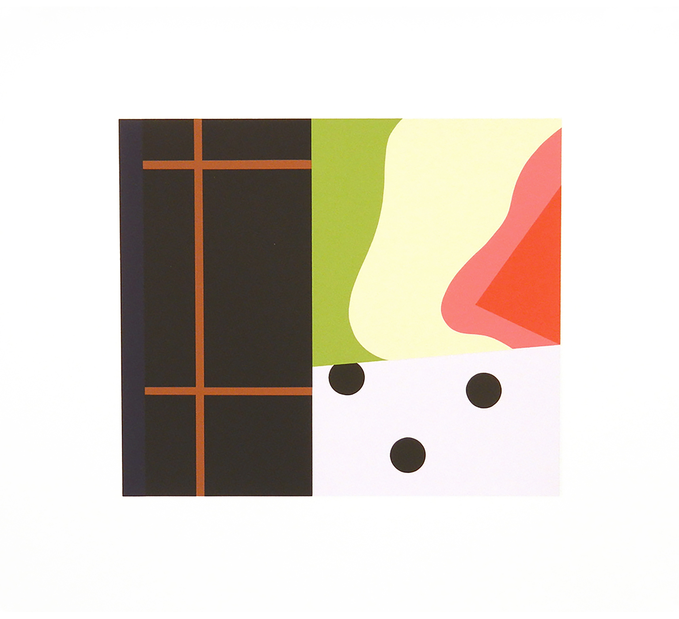 Yokujo, 21.5" x 19.5", Silkscreen on Paper