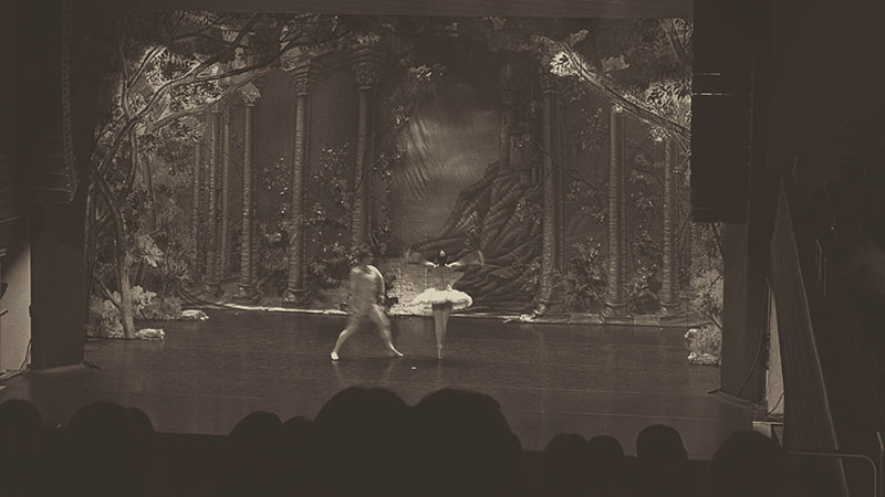 Der letzte Fl&uuml;gelschlag. Der Tanz endet, die Bewegung wirkt nach.