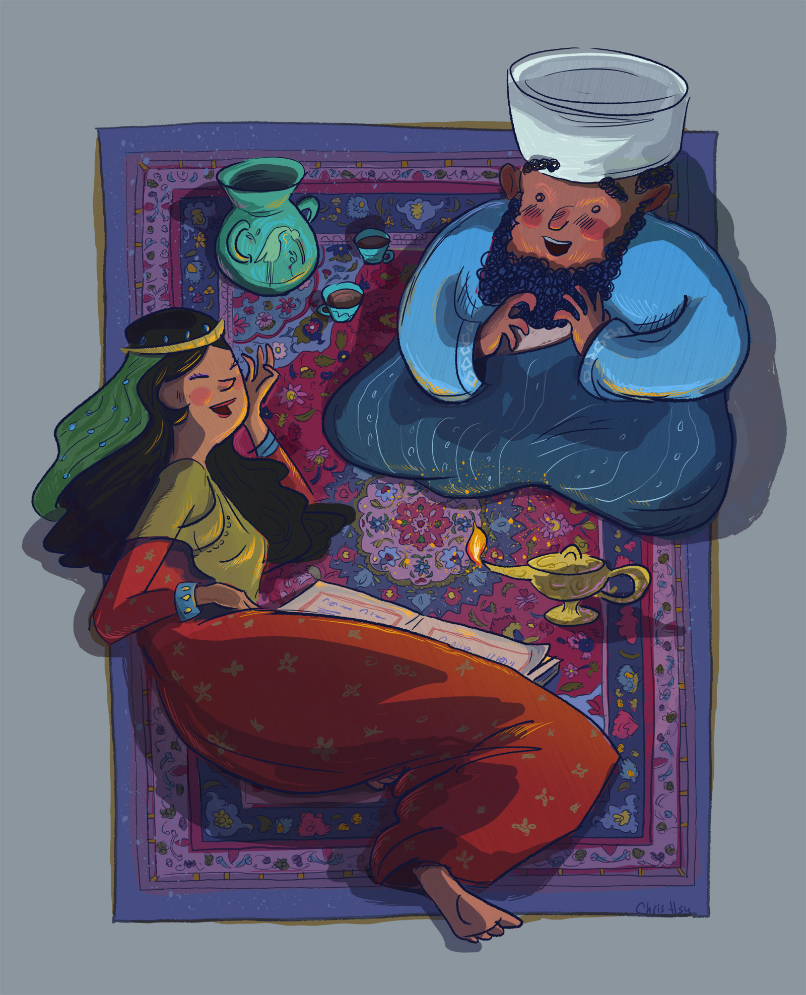 1001 arabian nights illustrations