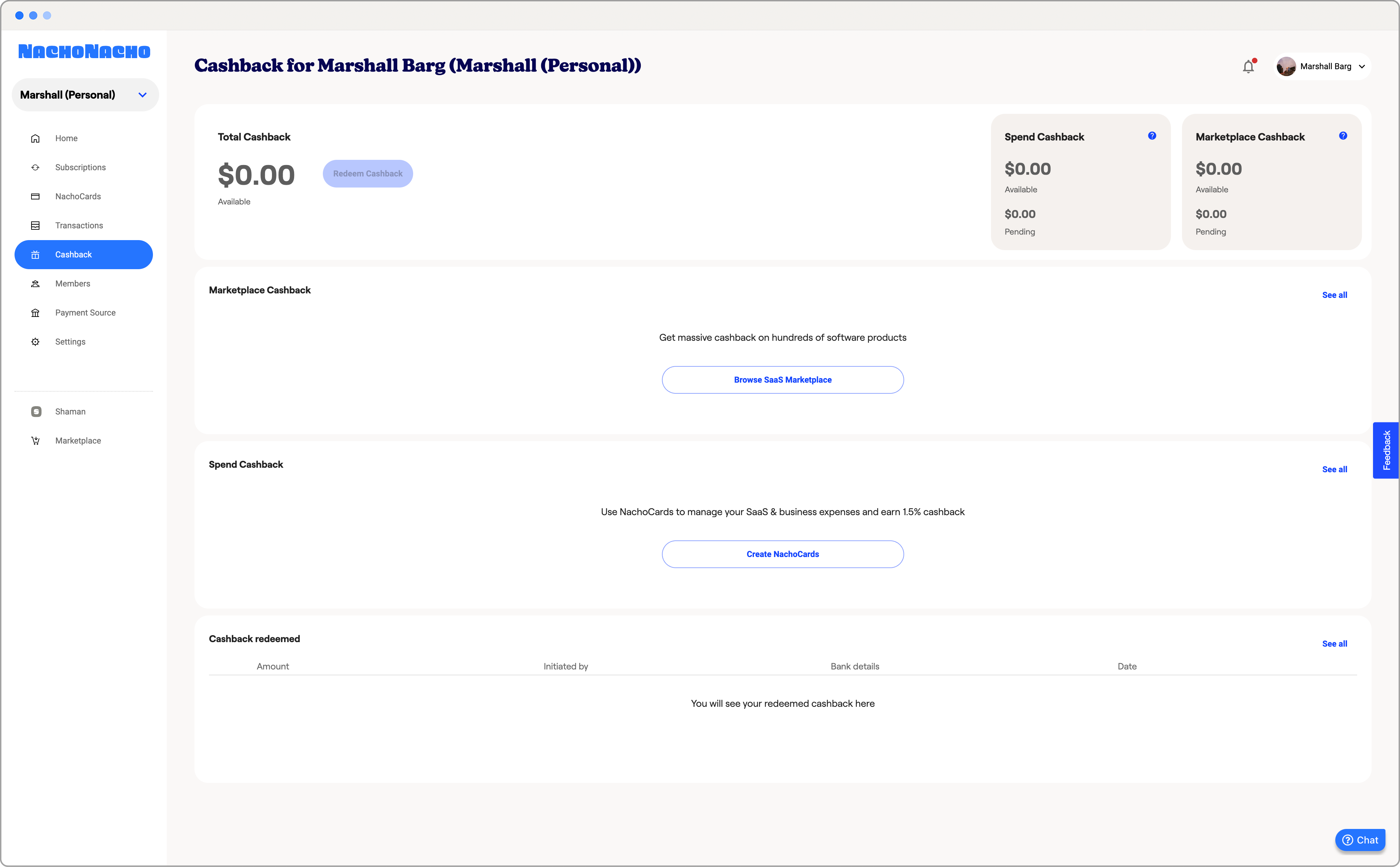 Current Web App UI