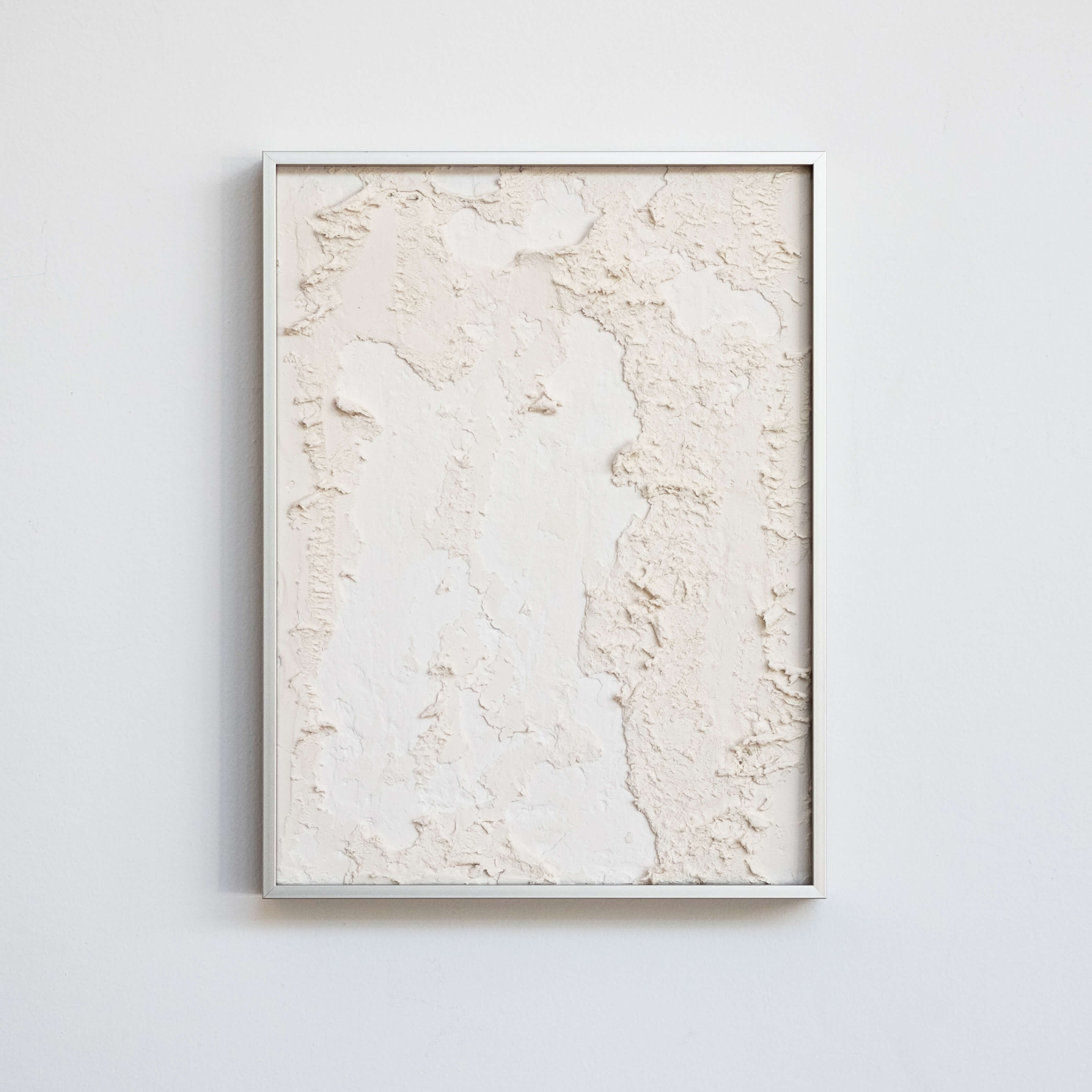 White Privilege, 2020, Acrylic and joint compound on wood panel, 12 x 9 in