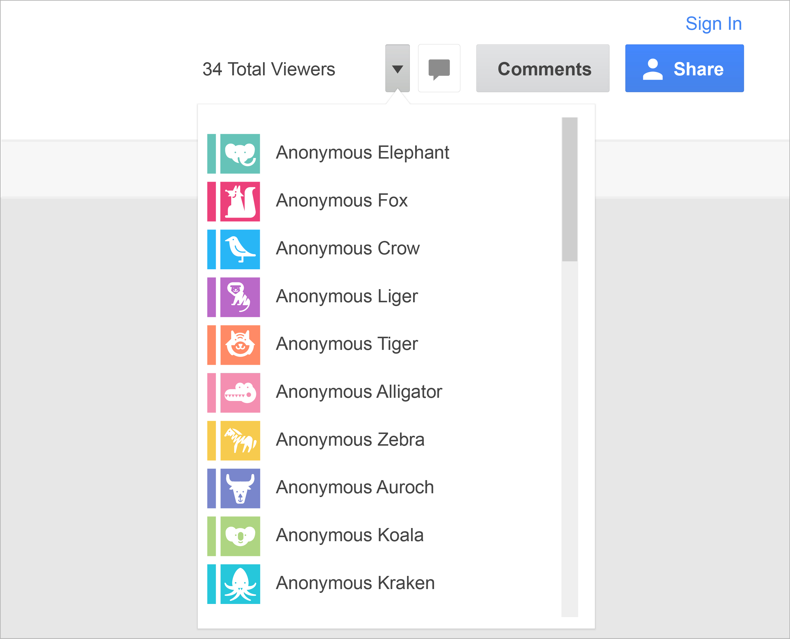 Google Docs Adds Profile Pictures Cute Avatars and OneClick Chat