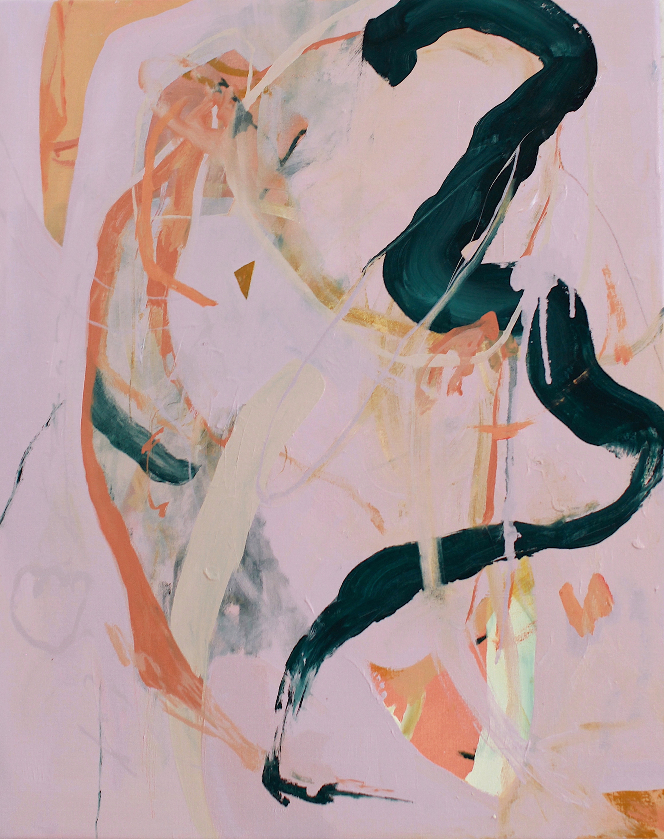 "Sorry He Scared You", Oil on Canvas, 16 x 20 in.