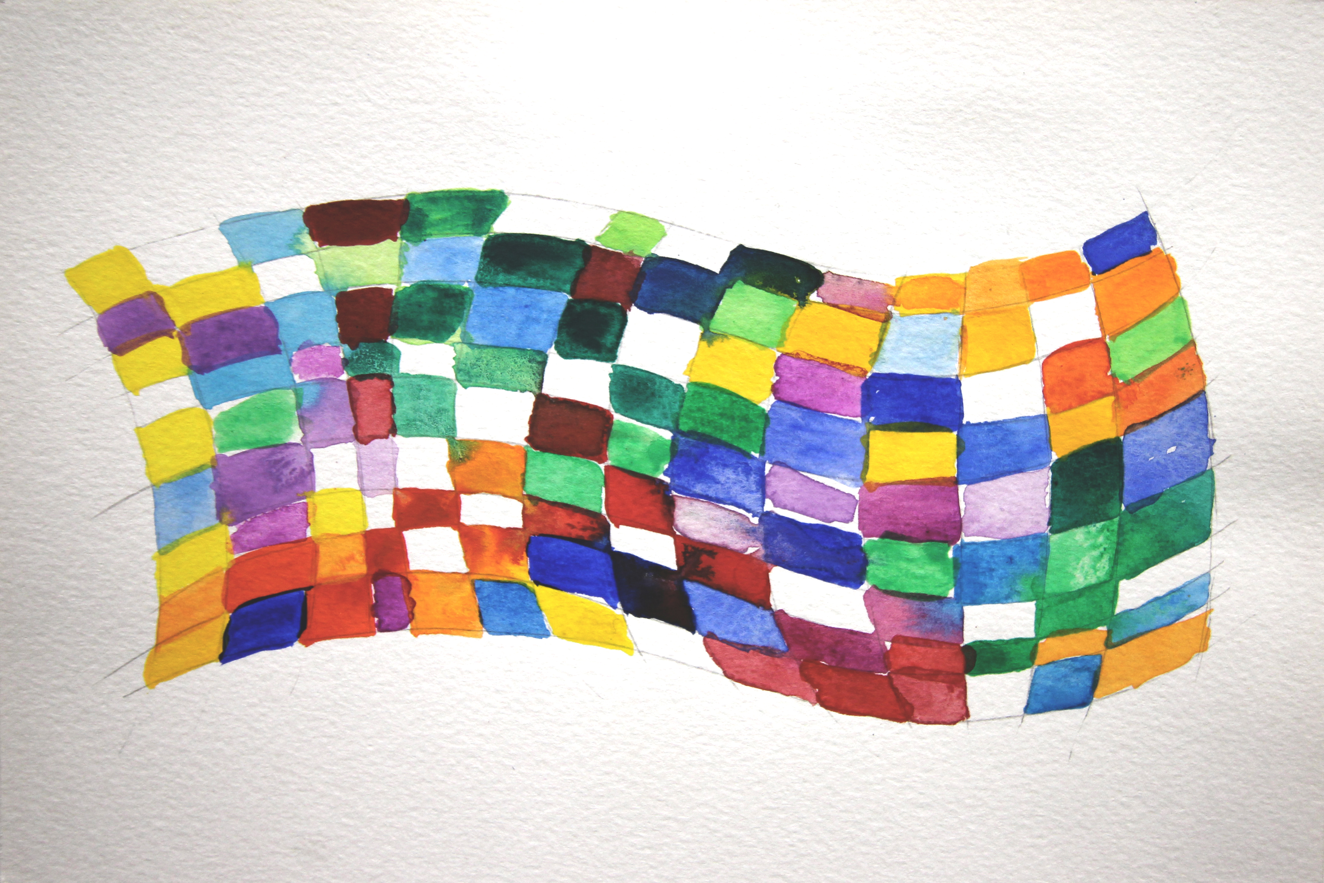 Sin título, 1999. Acuarela y lápiz sobre papel, 15 x 23 cm.