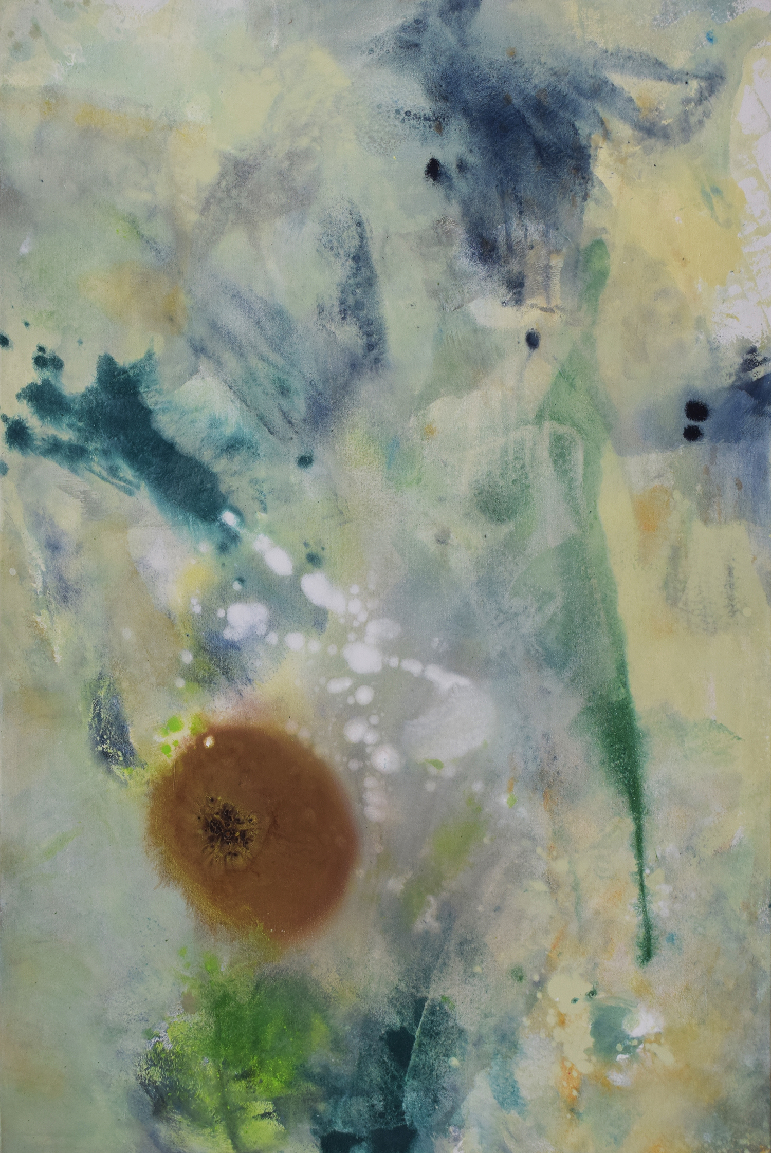 Het Getij IX – 2019, Pigmente und Acryl auf Segeltuch, 120 x 80 cm