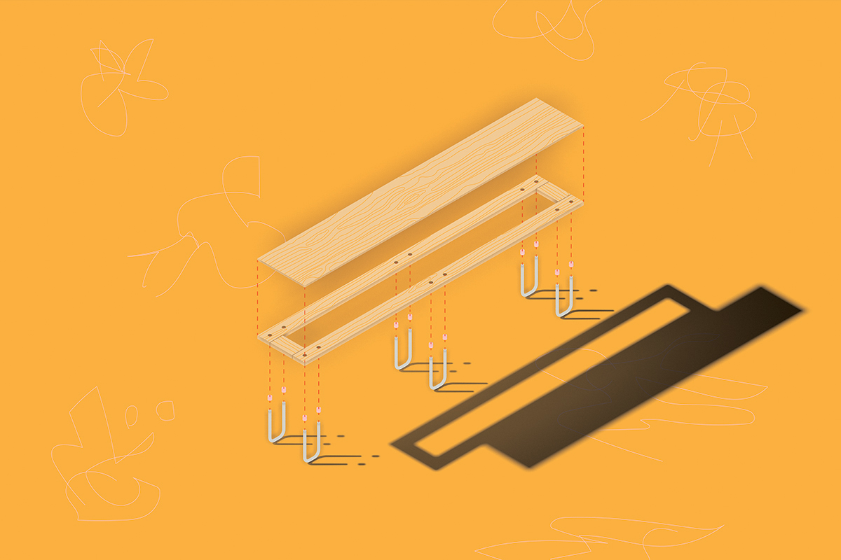 Exploded Axonometric - Bed Module