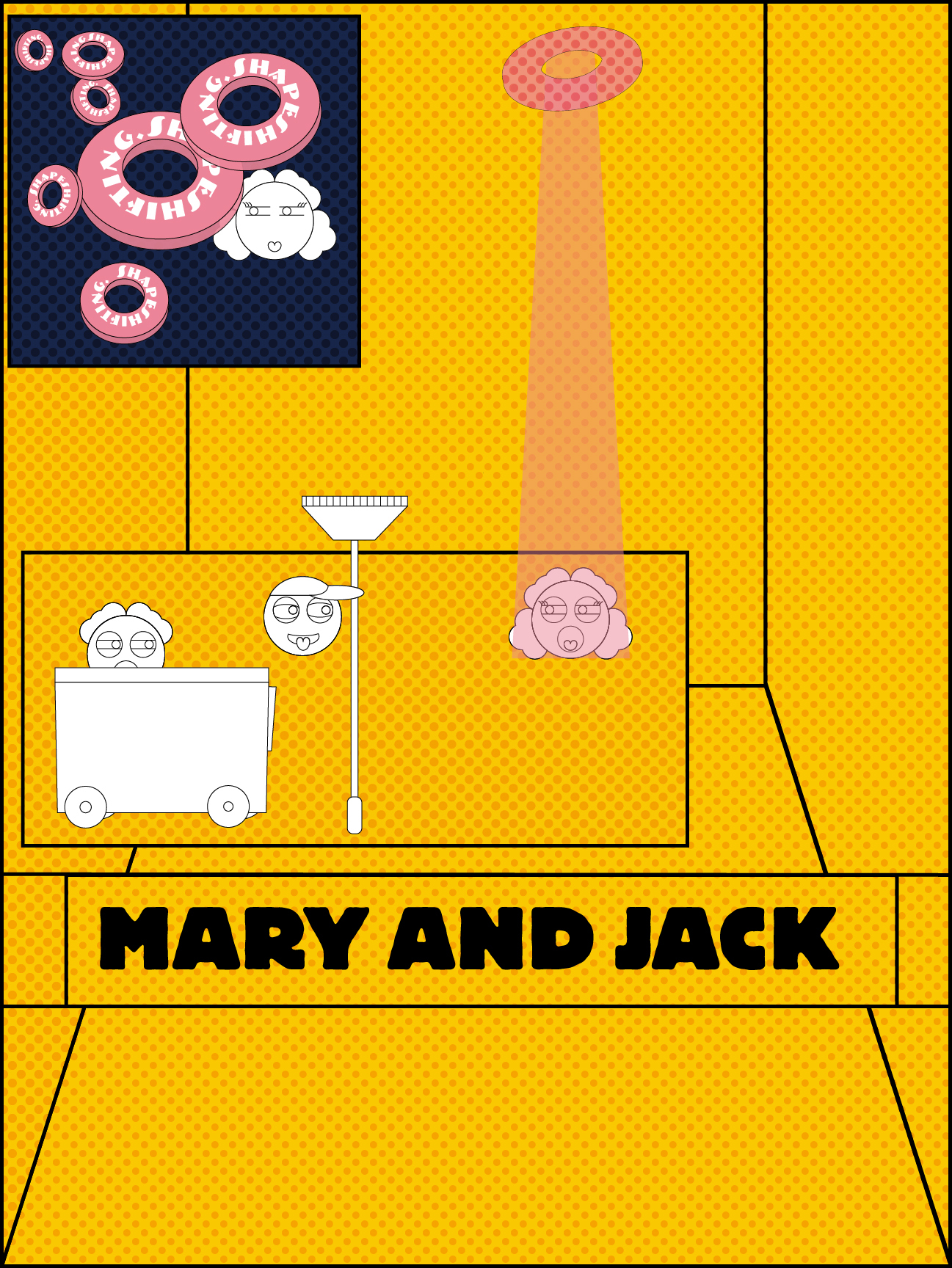 Mary and Jack—Funny, 2020, poster, 24 x 36”.