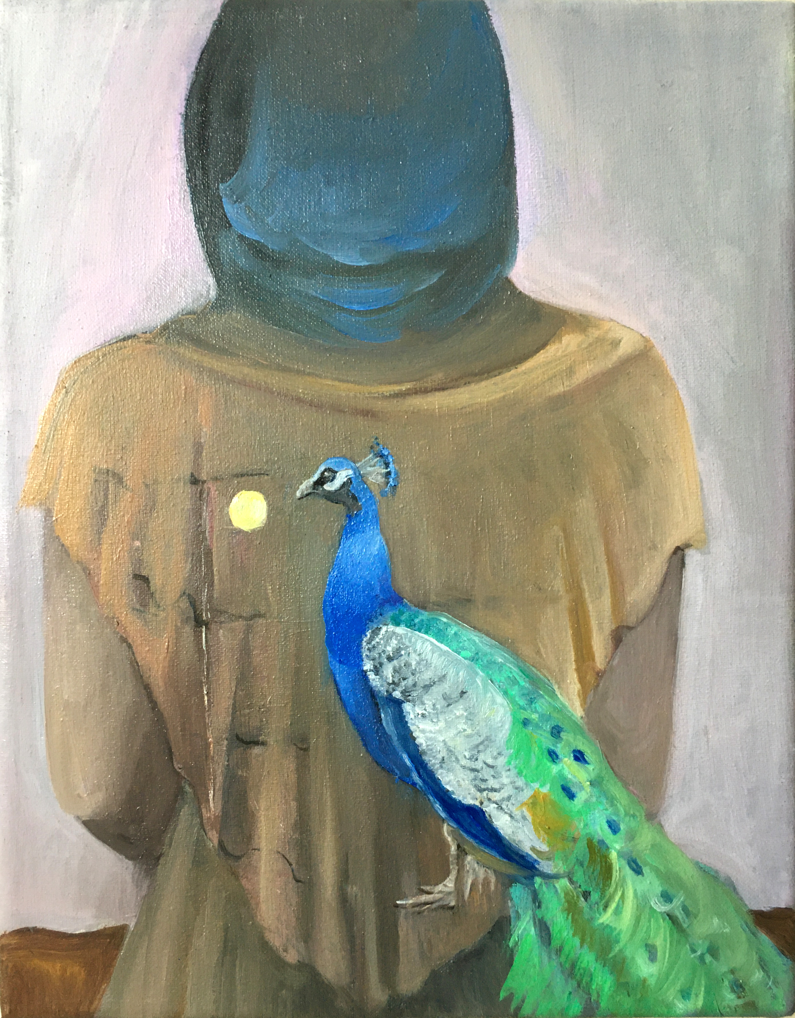 Entkreuzung / 2023 / Öl auf Leinwand / 24 x 19 cm