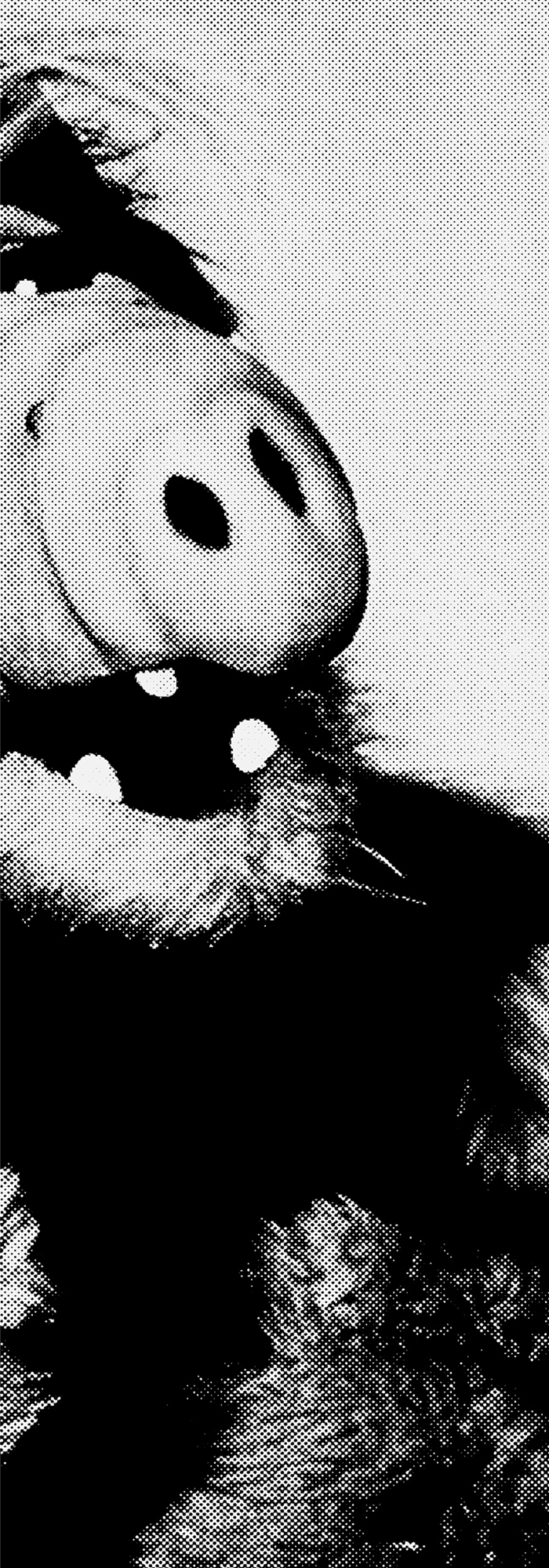 Half ALF 22025Ink on aluminium35 x 100 cm