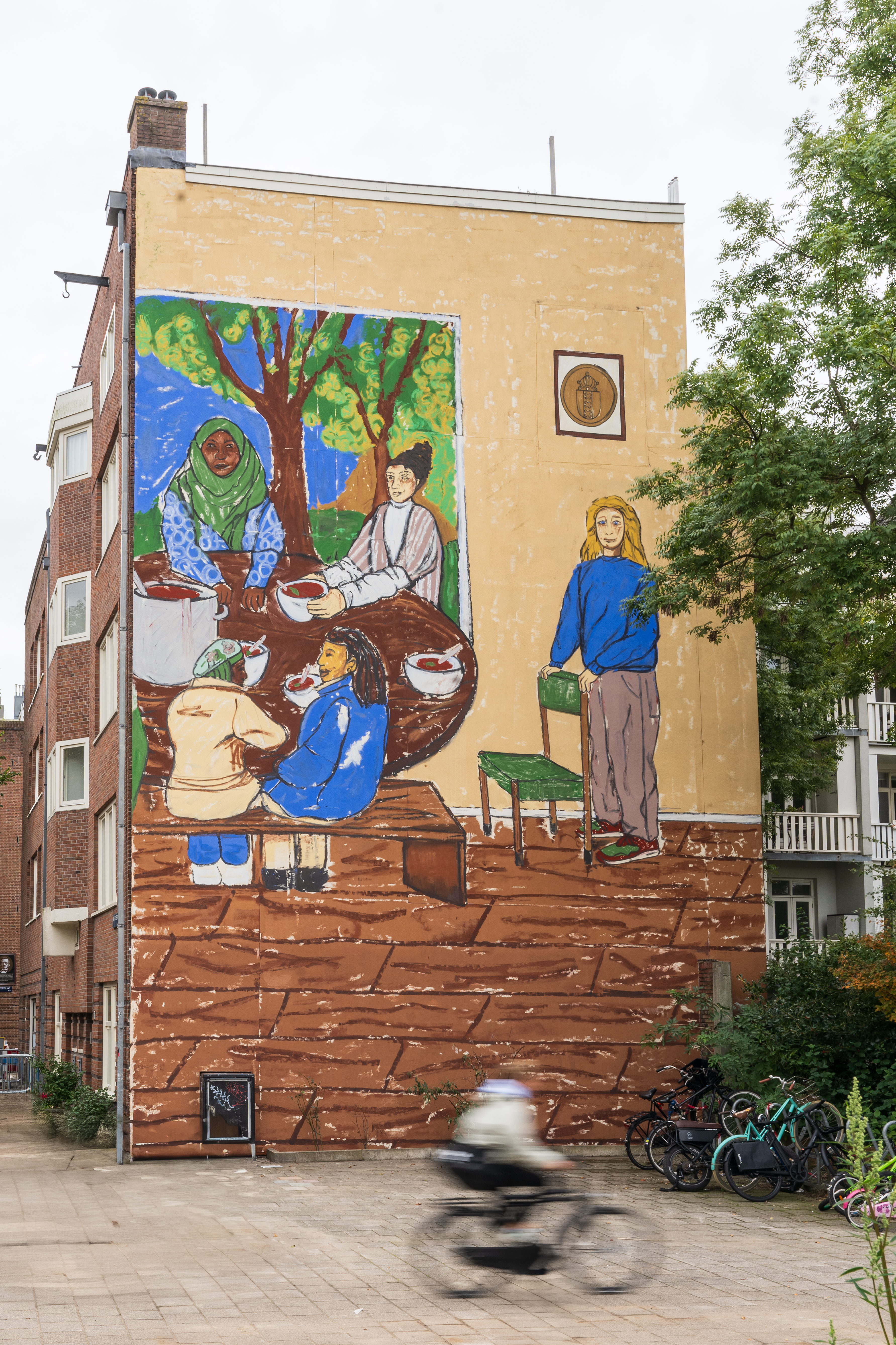 Aan Tafel  - Mural in Amsterdam