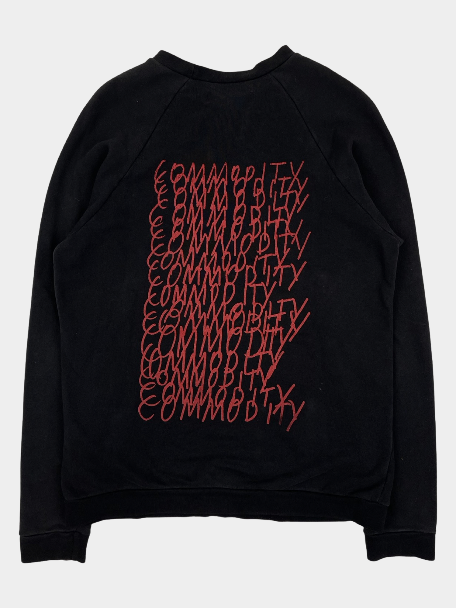 RAF SIMONS Commodity Raglan Sweatshirt SS2003 Consumed ARCHIVED