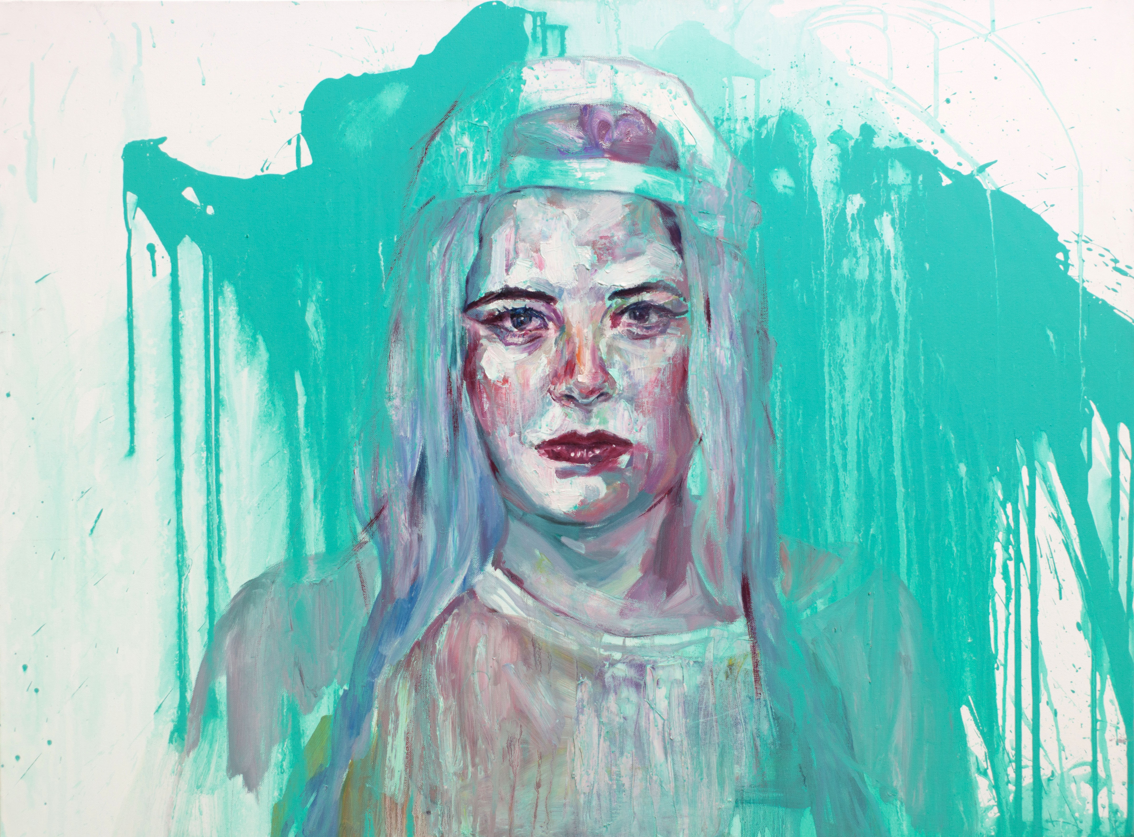 Jayde, 100.4 x 50 cm, Mixed media on Canvas, 2014