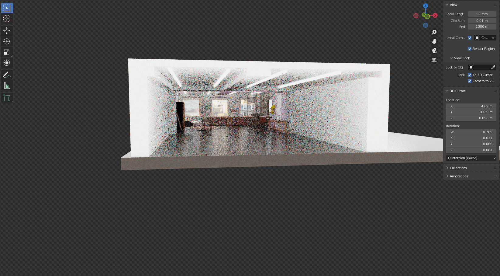 conception sur Blender