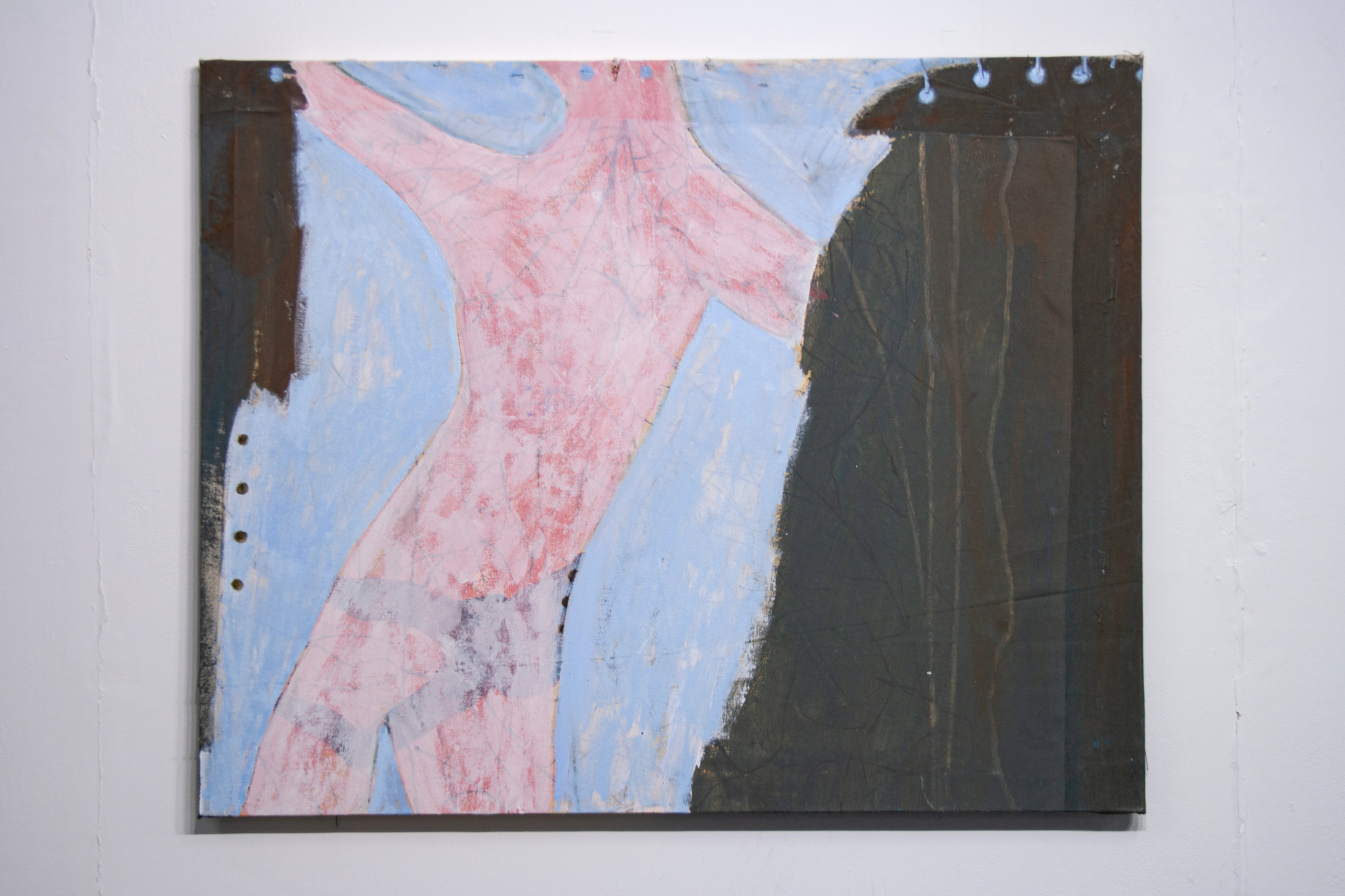 Twitch in the thigh, 80.5 x 100cm, 2023